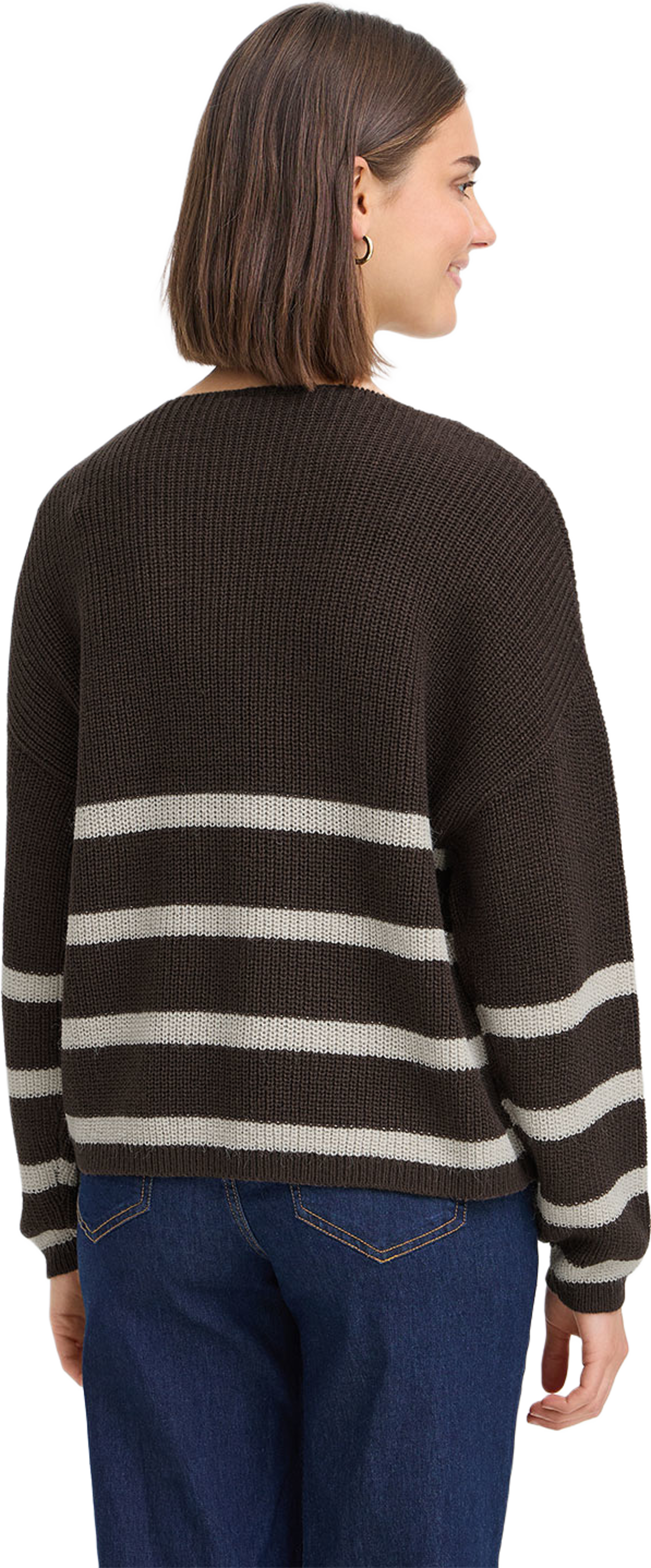 FRERETTA PU 11, från Fransa, i färgen Hot Fudge Mel. W. Stripe. Klicka för att öppna bilden i stort format