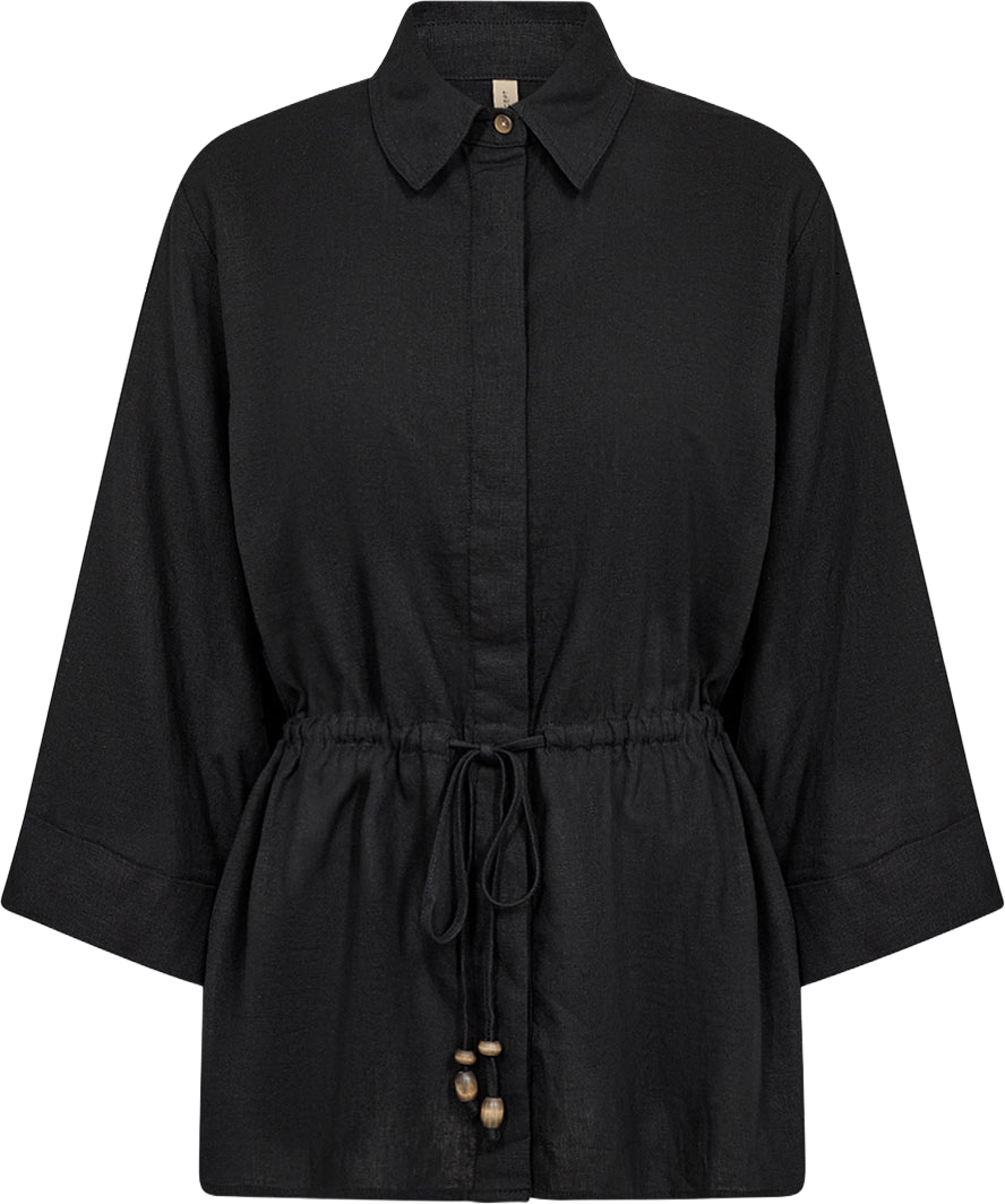 Ina 74 Shirt, från Soyaconcept, i färgen Black. Klicka för att öppna bilden i stort format