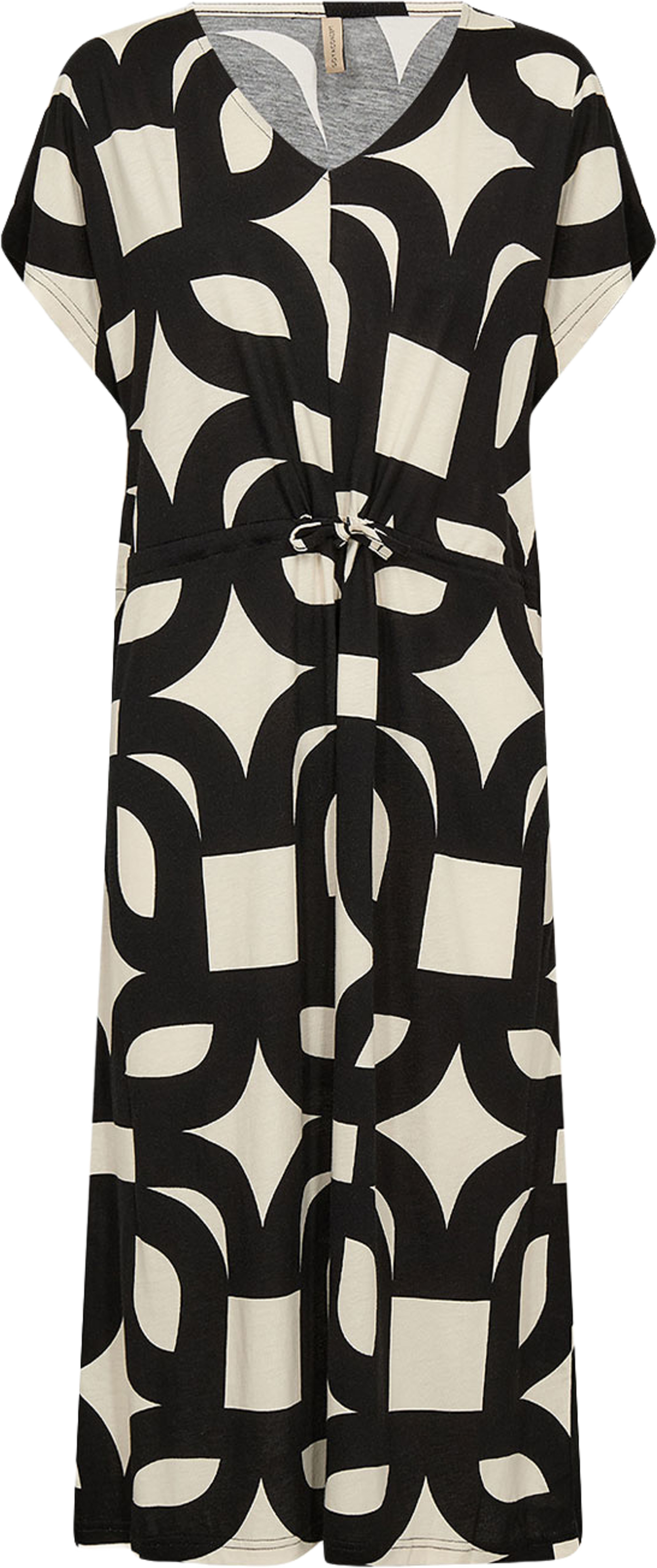 Felicity Aop 543 Dress, från Soyaconcept, i färgen Black Combi. Klicka för att öppna bilden i stort format