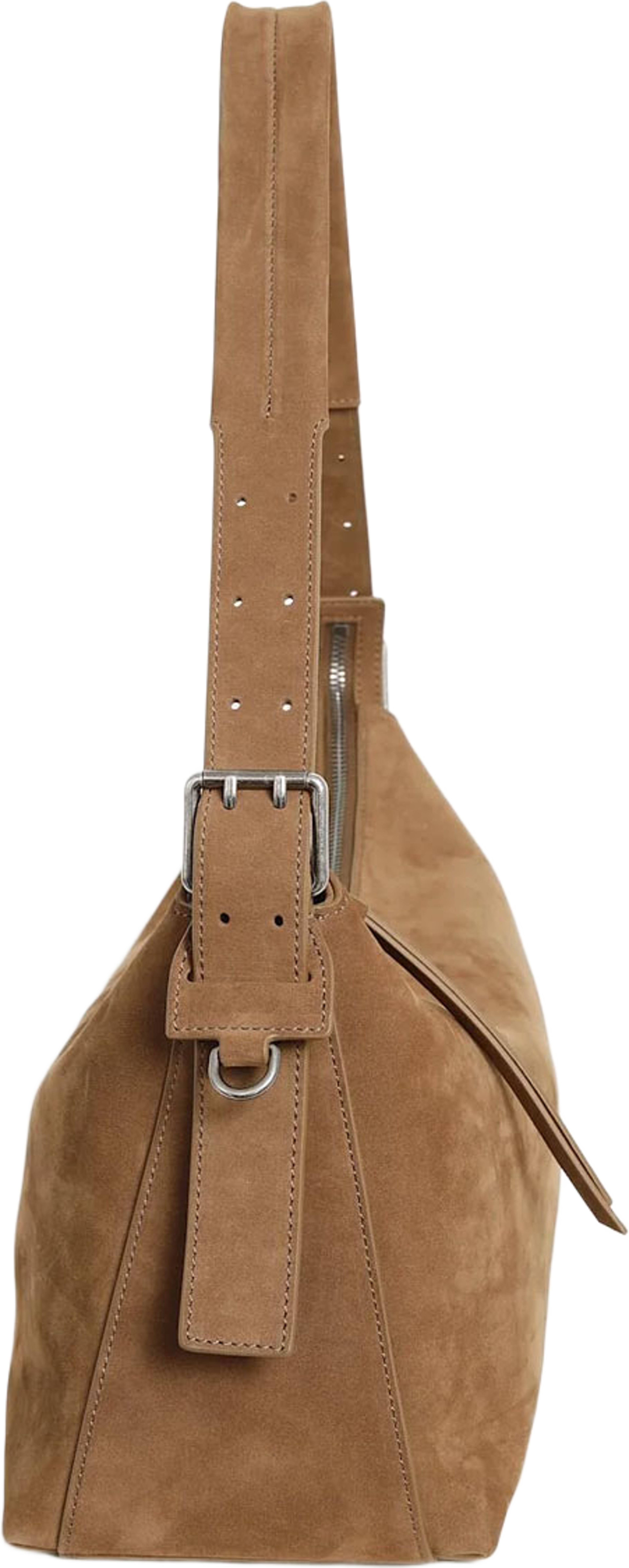 Suede City Bag Large Brown, från Ceannis, i färgen Brown. Klicka för att öppna bilden i stort format