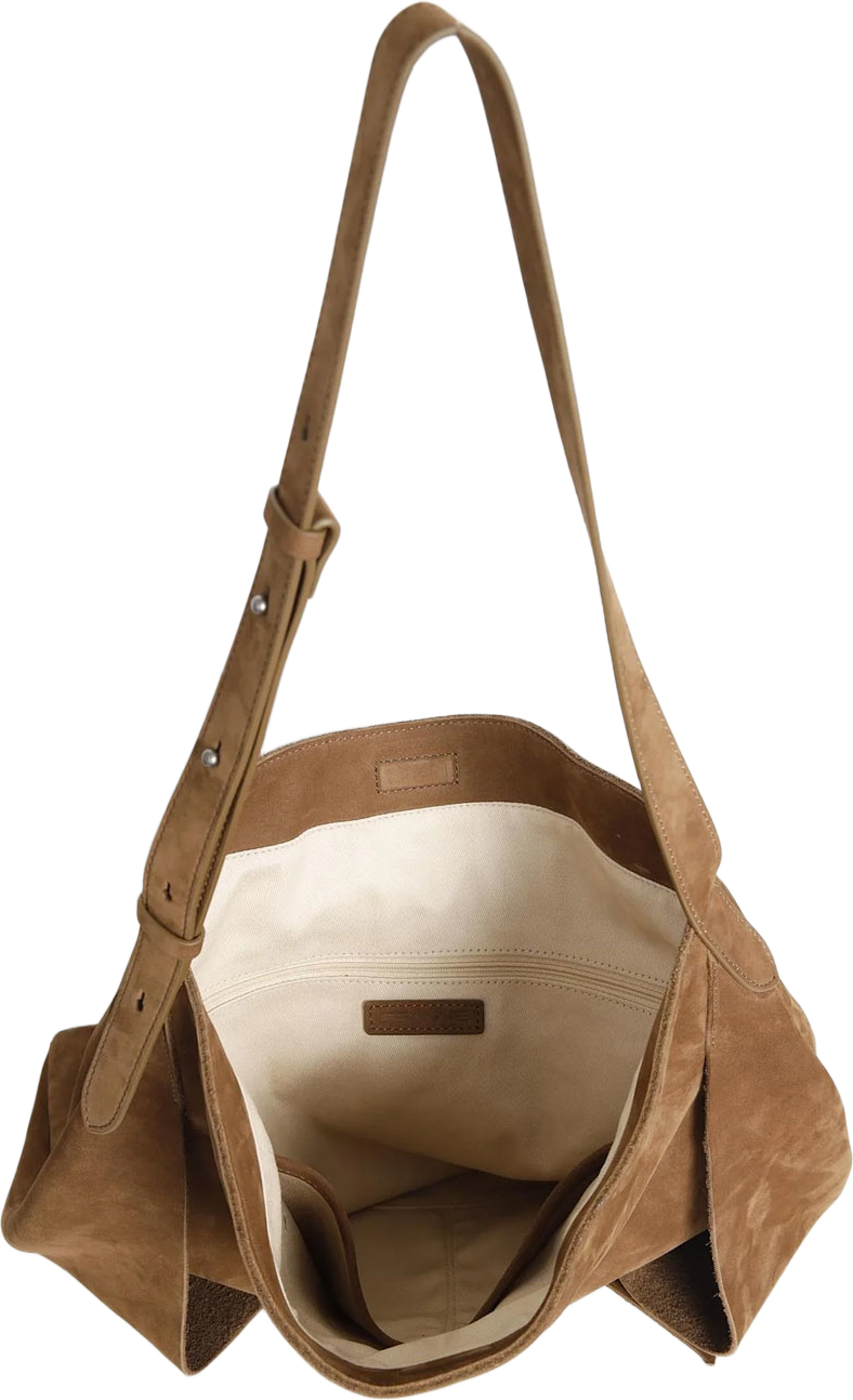 Suede Shoulder Bag Brown, från Ceannis, i färgen Brown. Klicka för att öppna bilden i stort format
