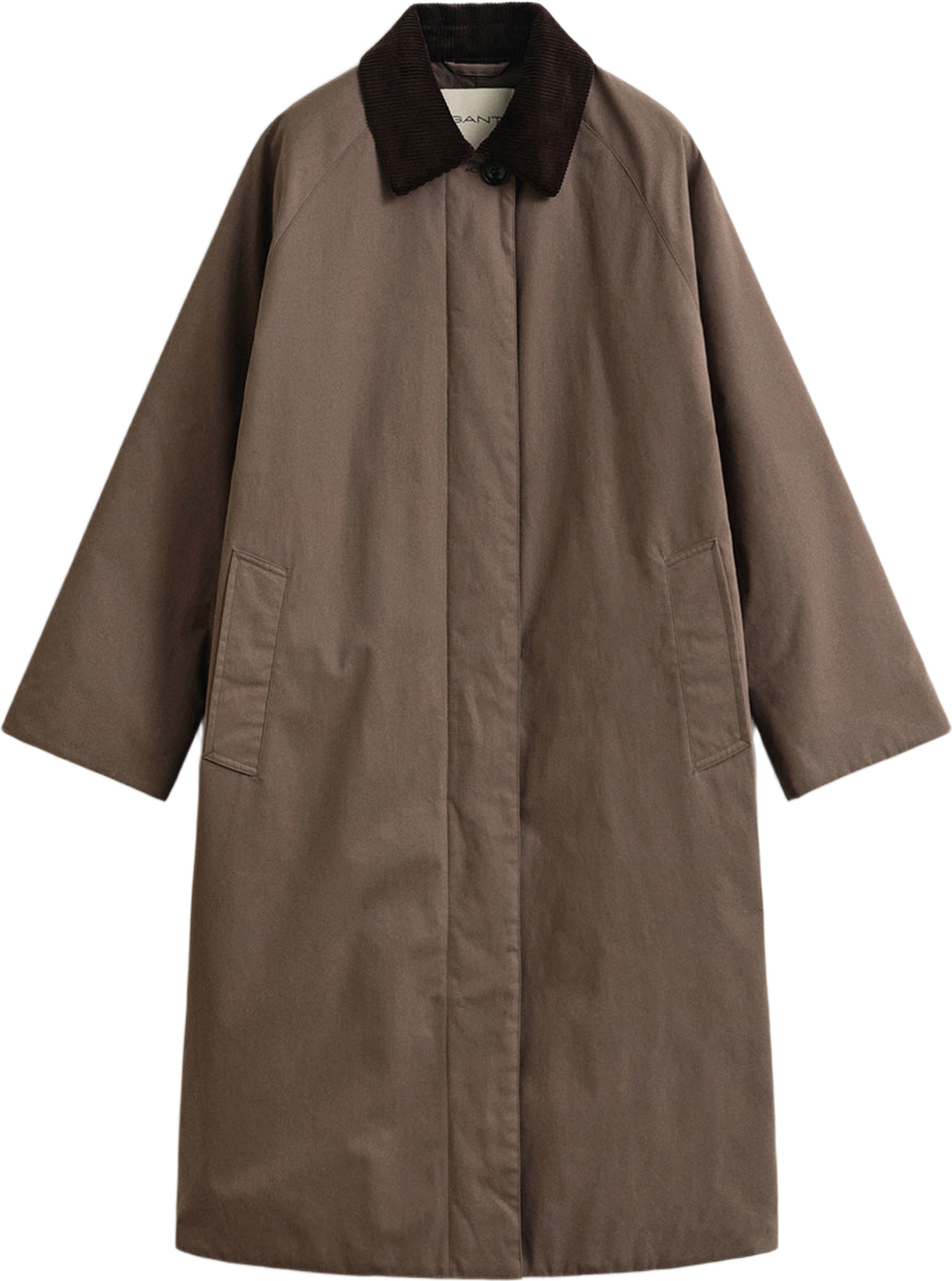 Waxed Car Coat, från GANT, i färgen Faded Taupe. Klicka för att öppna bilden i stort format