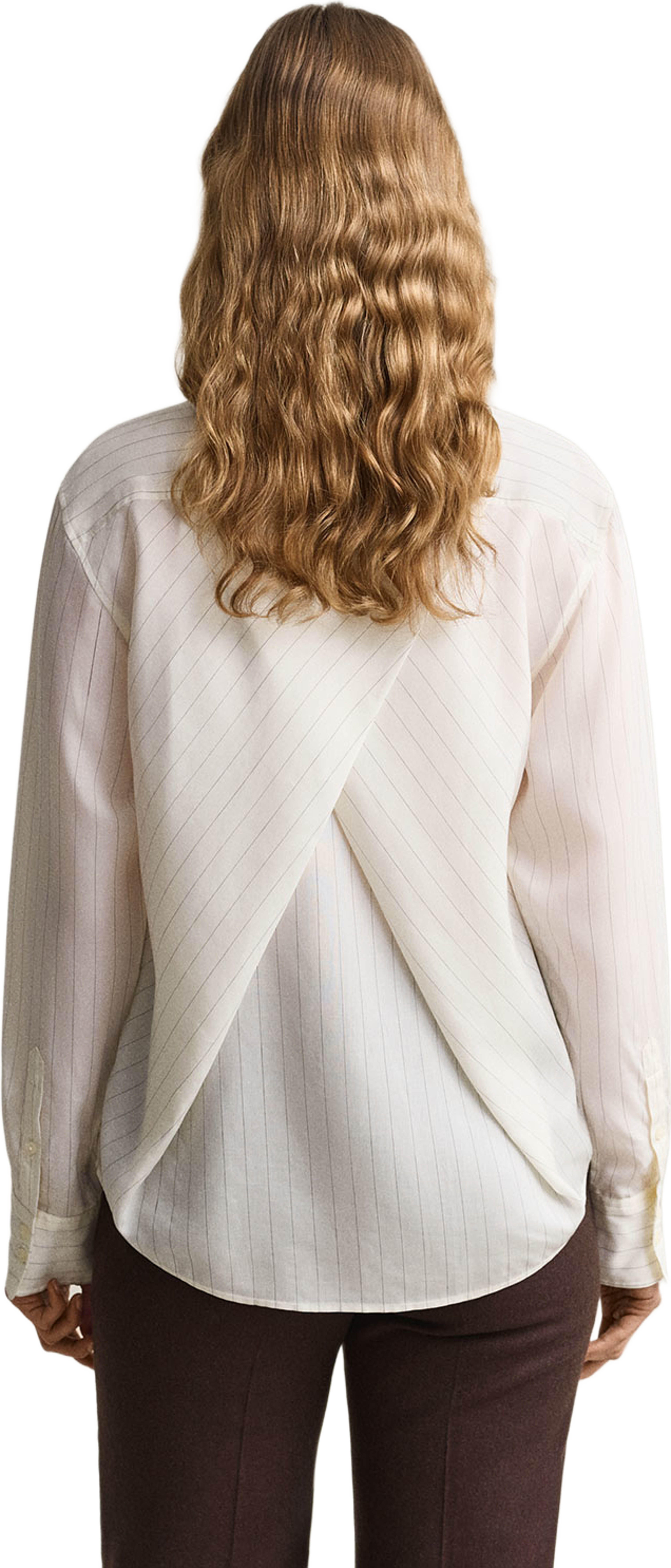 Back Fold Detail Shirt, från GANT, i färgen Eggshell. Klicka för att öppna bilden i stort format