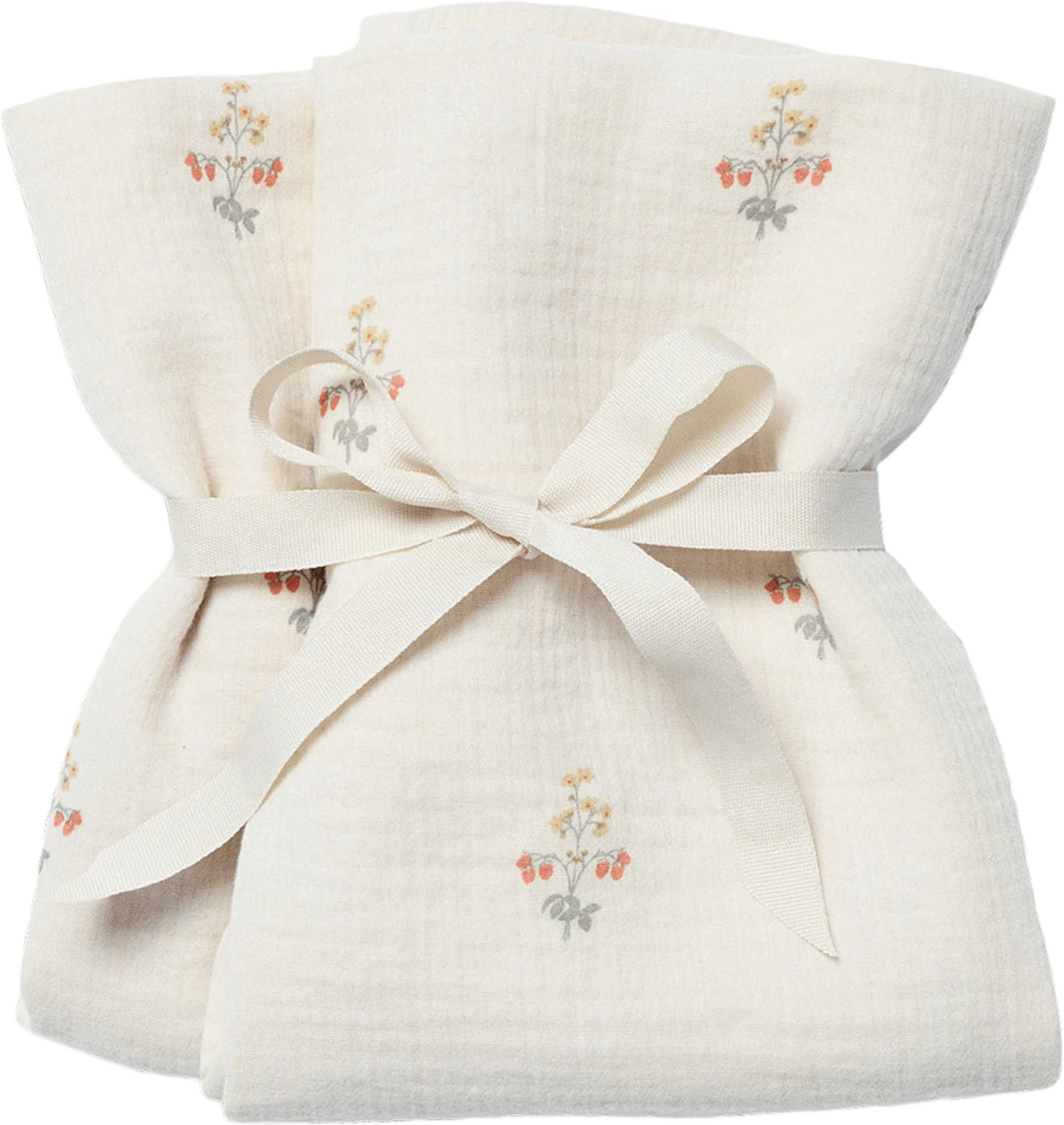 Muslin Blanket 2-pack, 60x60 cm, från Garbo&Friends, i färgen La Fraise. Klicka för att öppna bilden i stort format