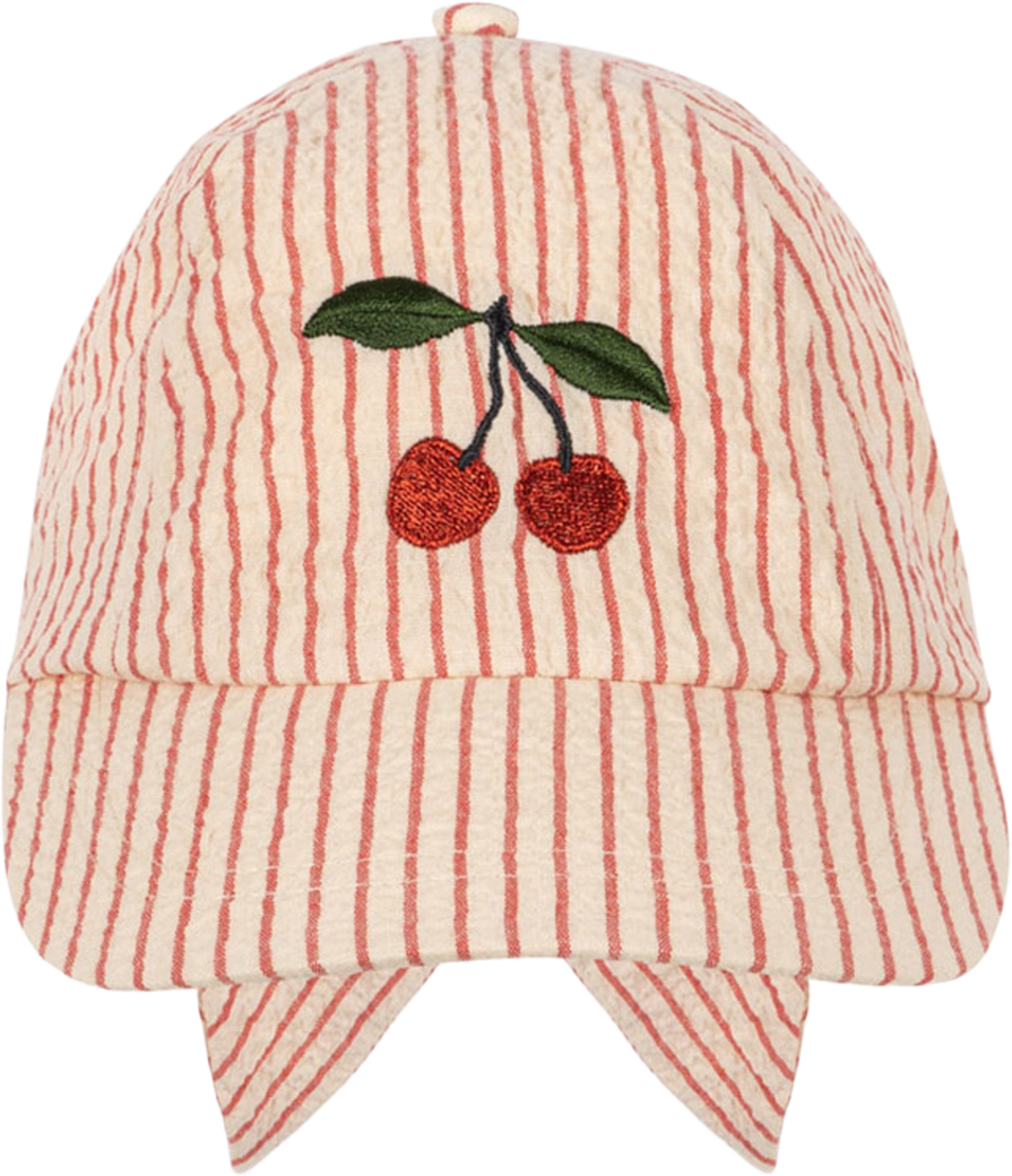 Ellie Bow Cap Gots, från Konges Sløjd, i färgen Amour Stripe. Klicka för att öppna bilden i stort format