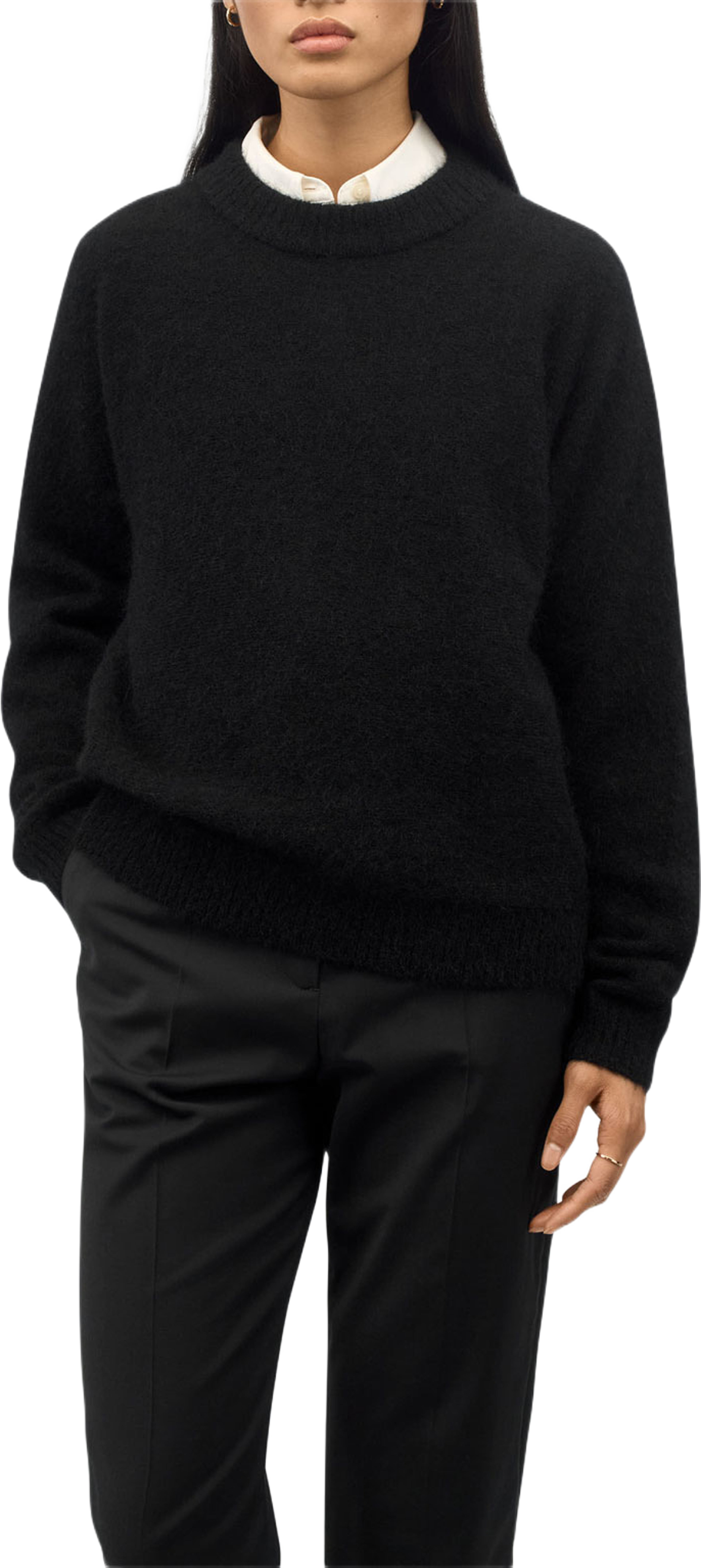 Gwynn RWS Mohair-Tröja, från Tiger of Sweden, i färgen Black. Klicka för att öppna bilden i stort format