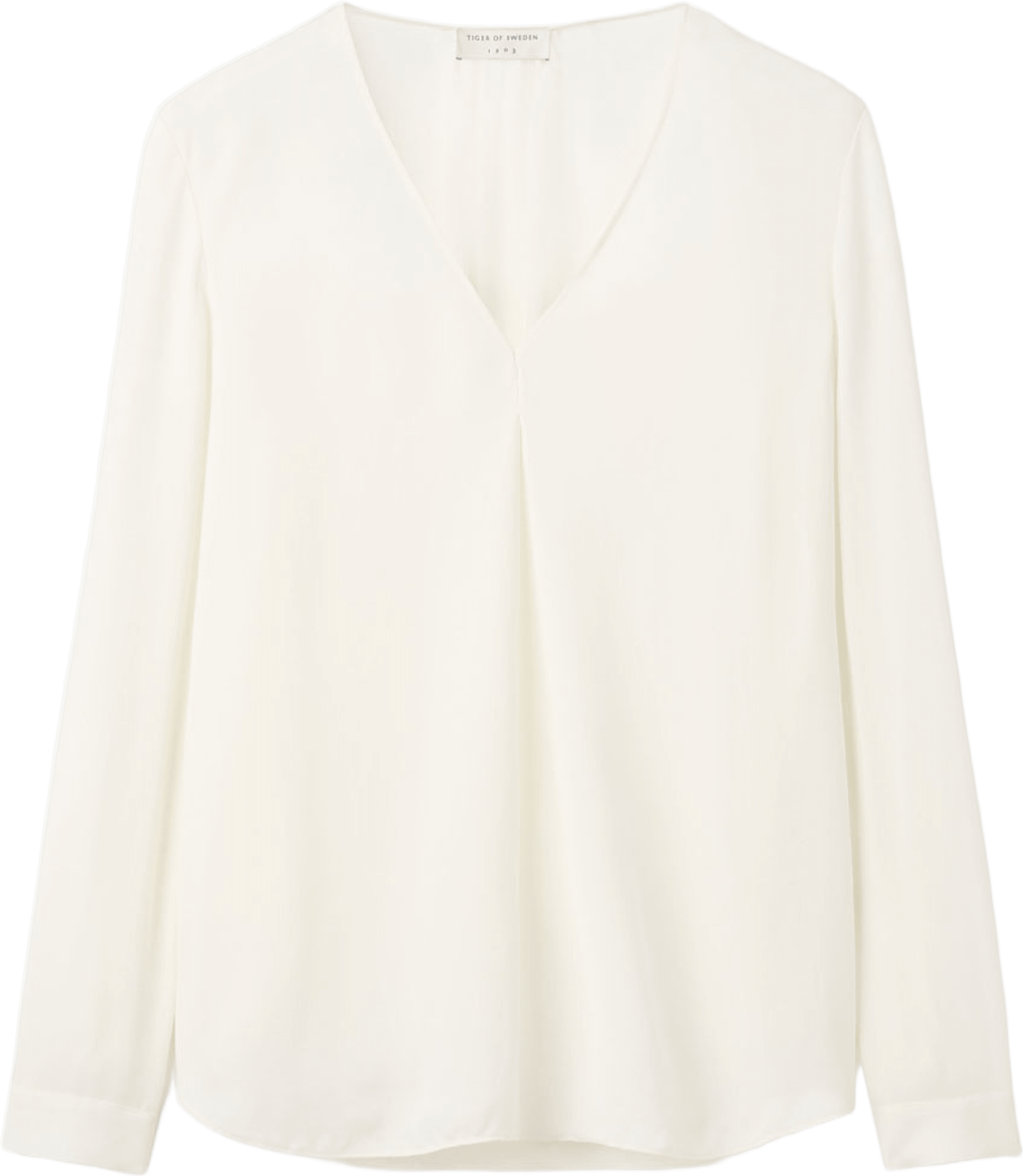 Klara Regular-Fit Blus, från Tiger of Sweden, i färgen Soft White. Klicka för att öppna bilden i stort format