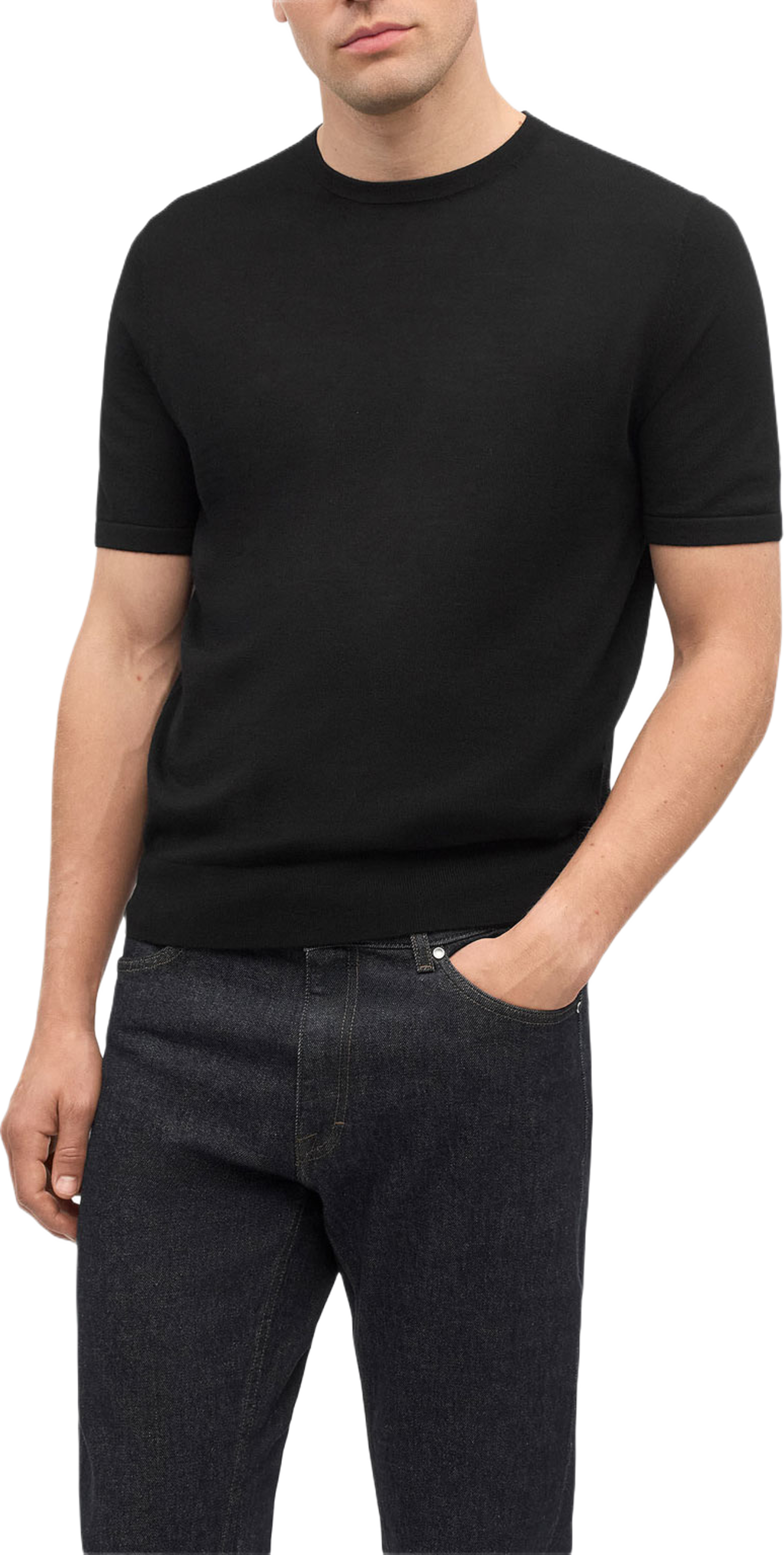 Connor RWS Merino T-shirt, från Tiger of Sweden, i färgen Black. Klicka för att öppna bilden i stort format