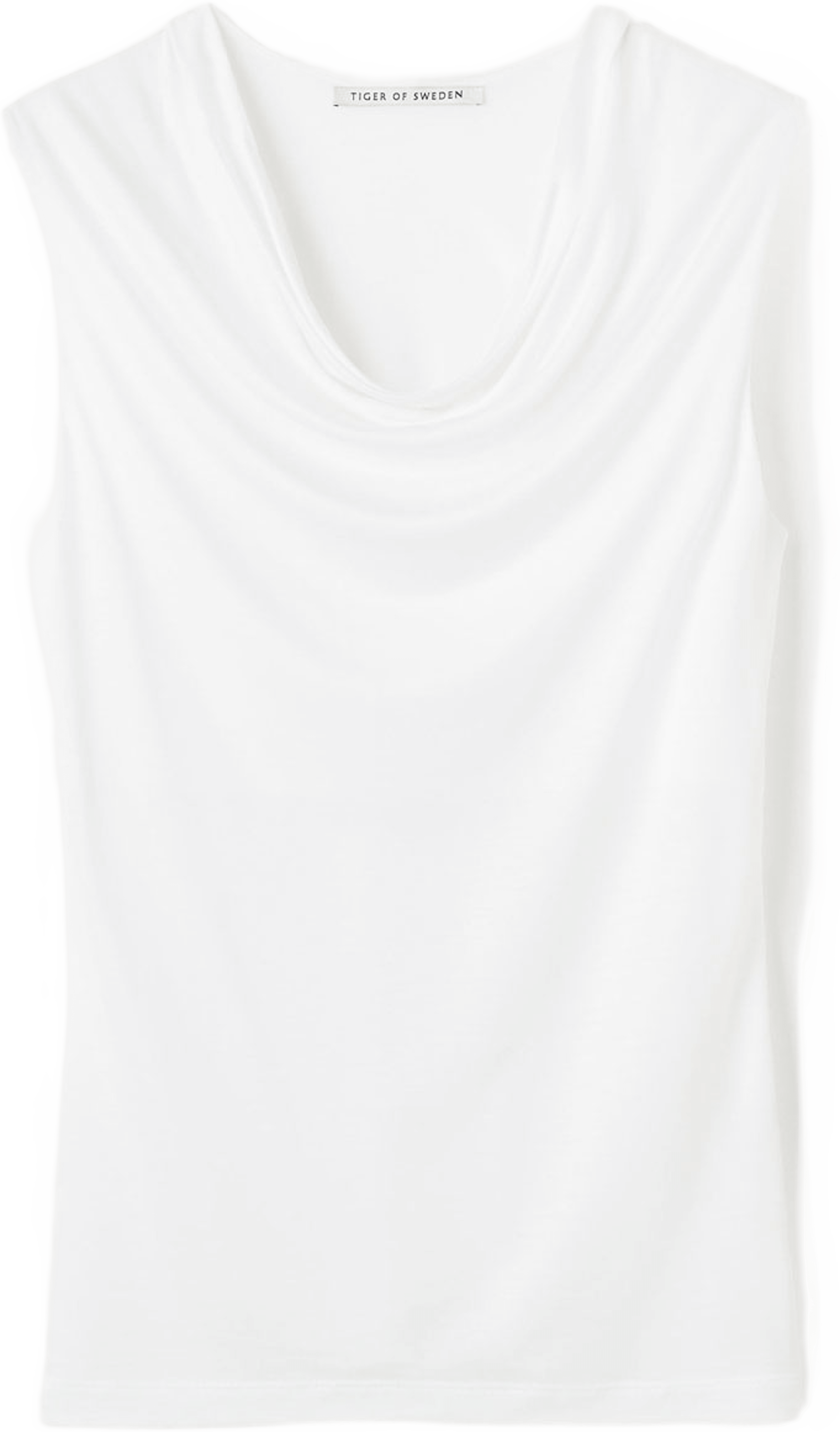 Jela Draperad Topp, från Tiger of Sweden, i färgen Pure White. Klicka för att öppna bilden i stort format