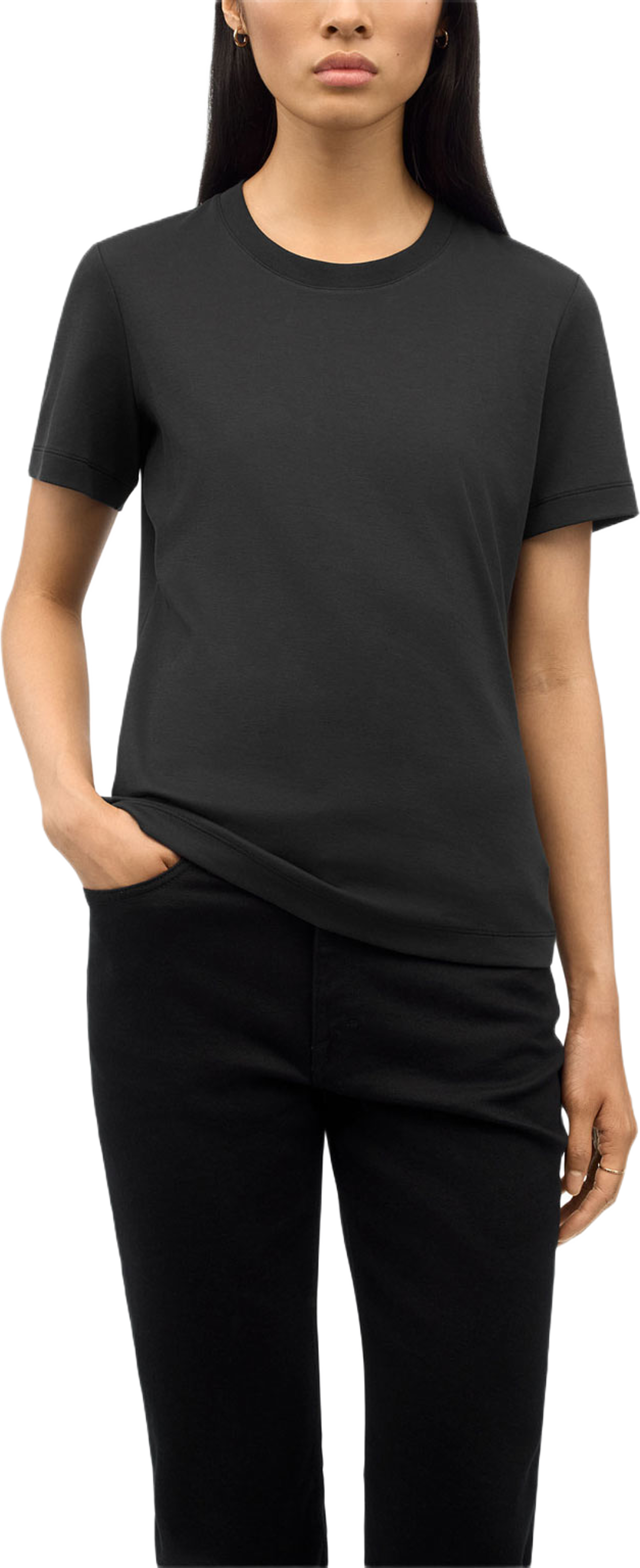 Siru Bomulls T-Shirt, från Tiger of Sweden, i färgen Black. Klicka för att öppna bilden i stort format