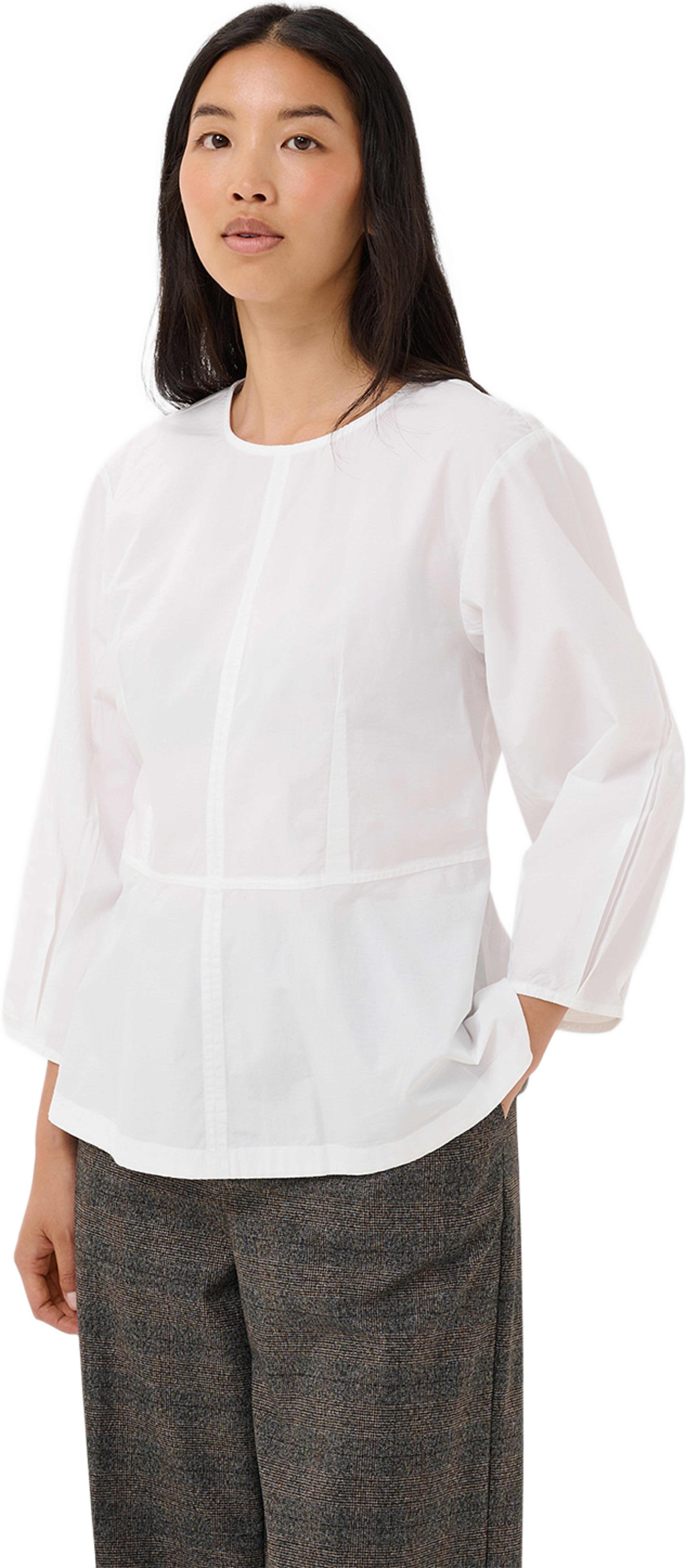 CharinaPW Blouse, från Part Two, i färgen Bright White. Klicka för att öppna bilden i stort format