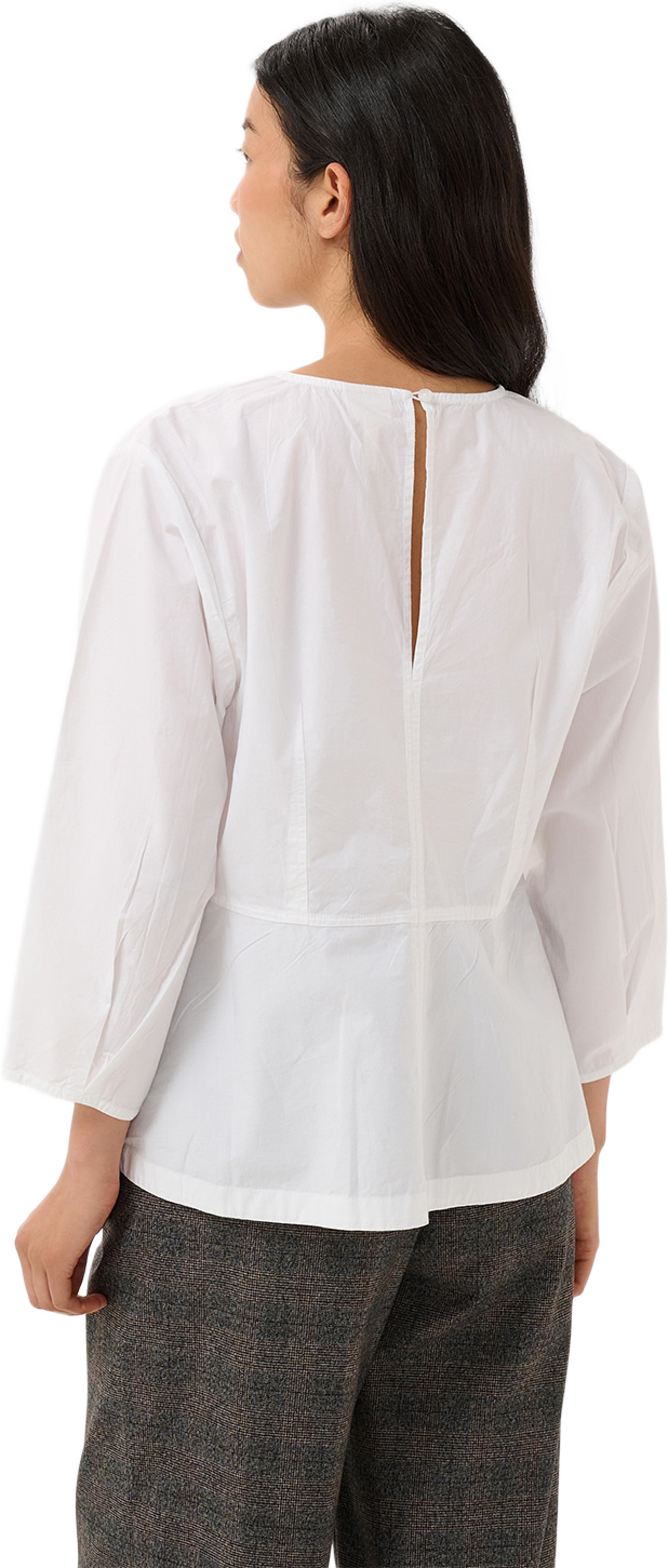 CharinaPW Blouse, från Part Two, i färgen Bright White. Klicka för att öppna bilden i stort format