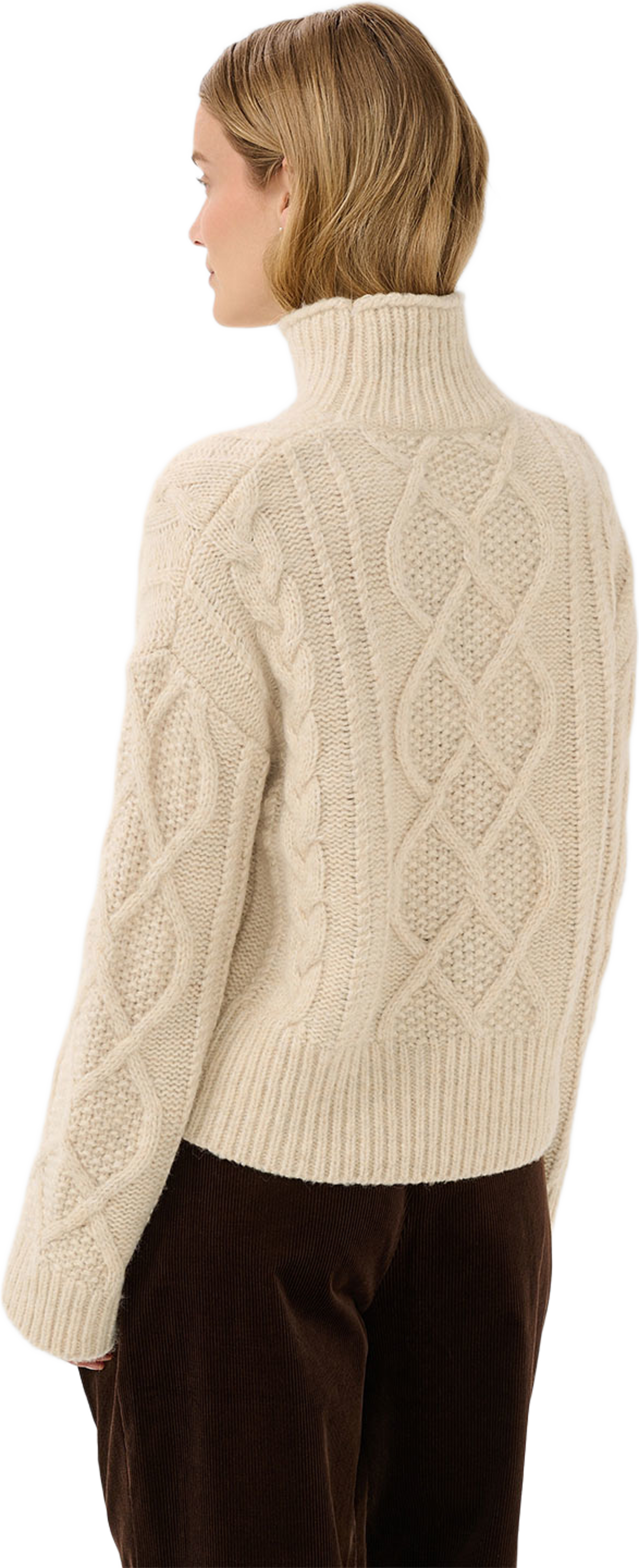 ChannaPW Pullover, från Part Two, i färgen Whitecap Melange. Klicka för att öppna bilden i stort format