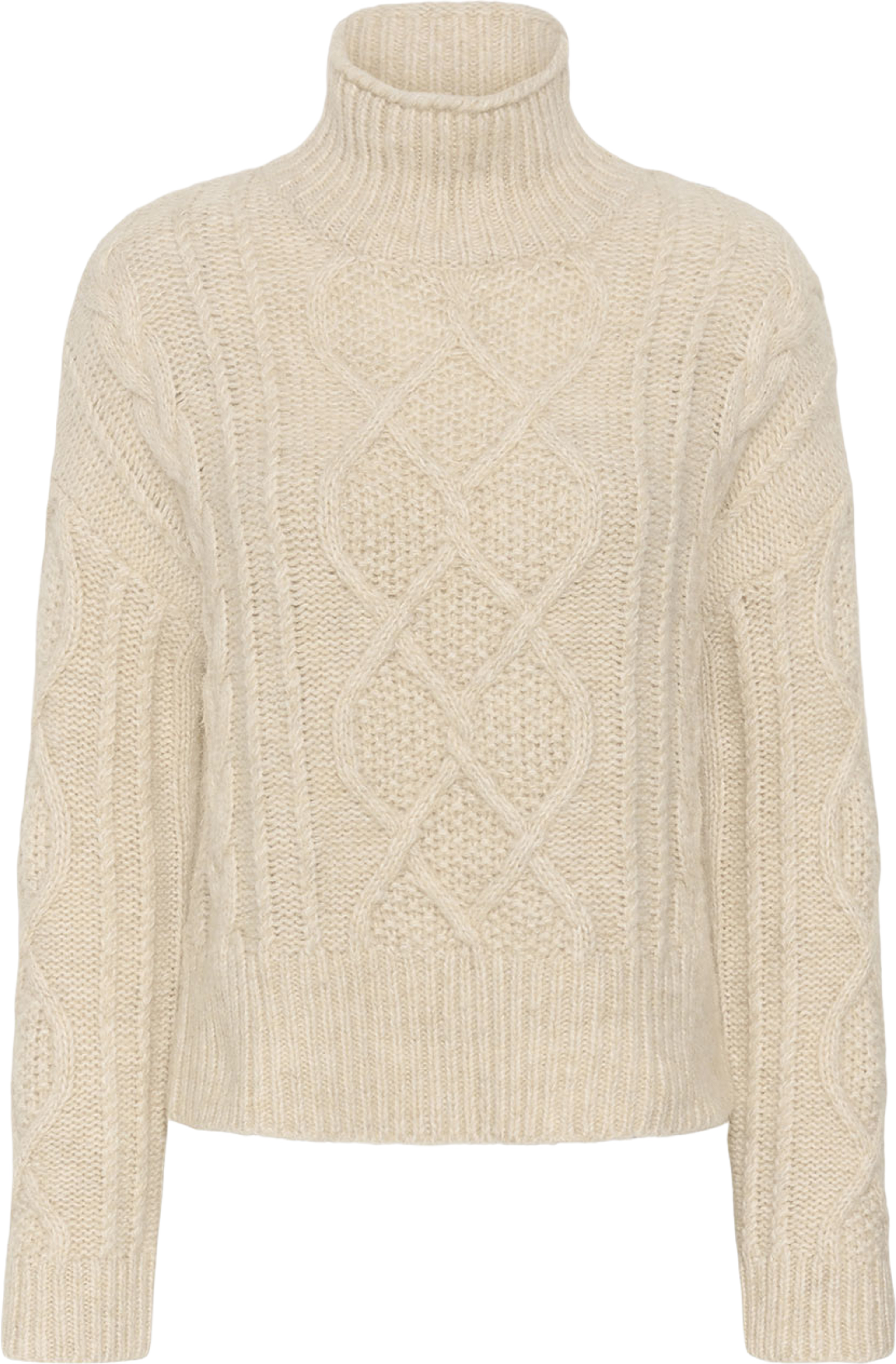 ChannaPW Pullover, från Part Two, i färgen Whitecap Melange. Klicka för att öppna bilden i stort format
