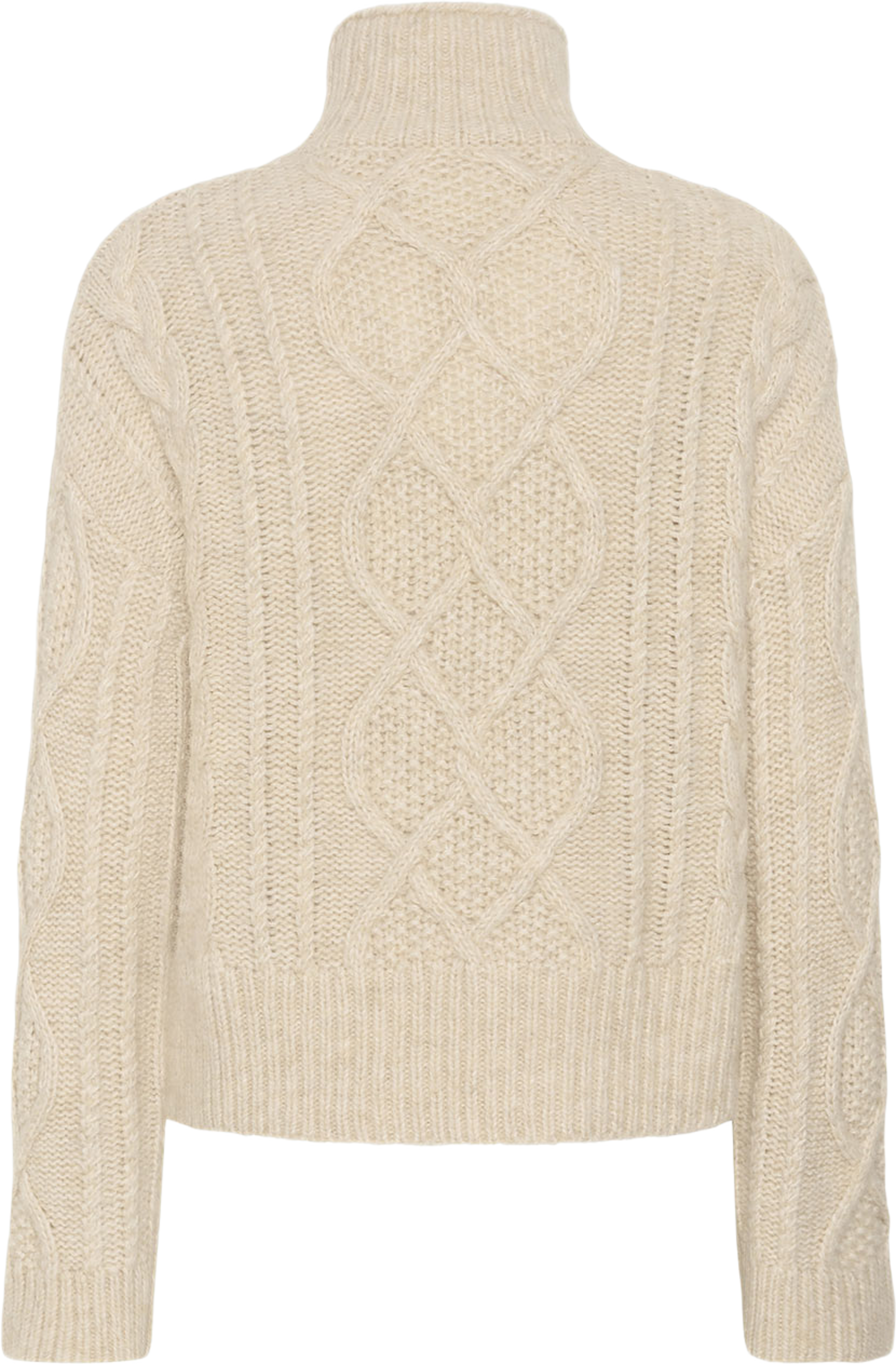 ChannaPW Pullover, från Part Two, i färgen Whitecap Melange. Klicka för att öppna bilden i stort format
