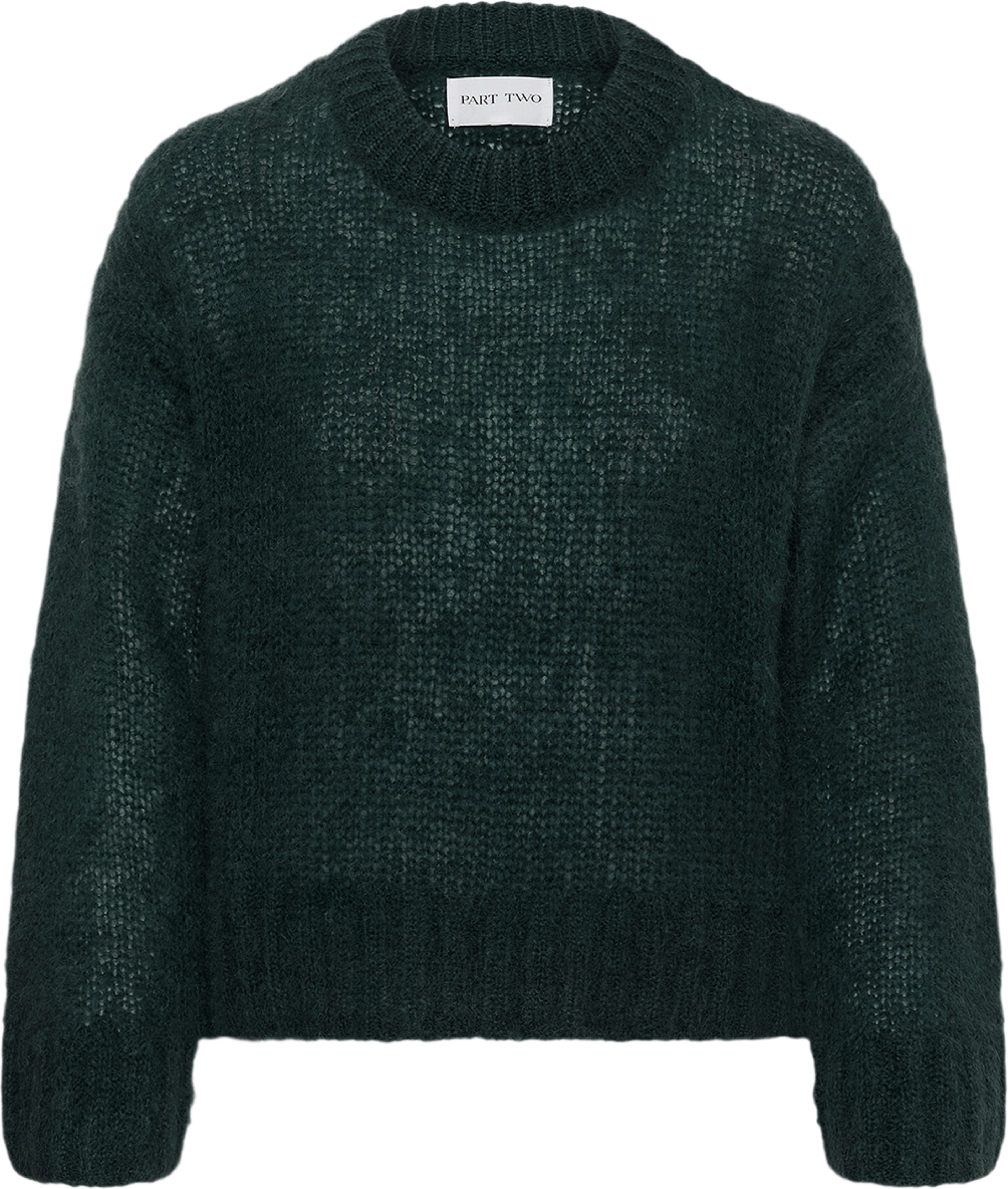 Sille PW PU Sweater, från Part Two, i färgen Green Gables. Klicka för att öppna bilden i stort format