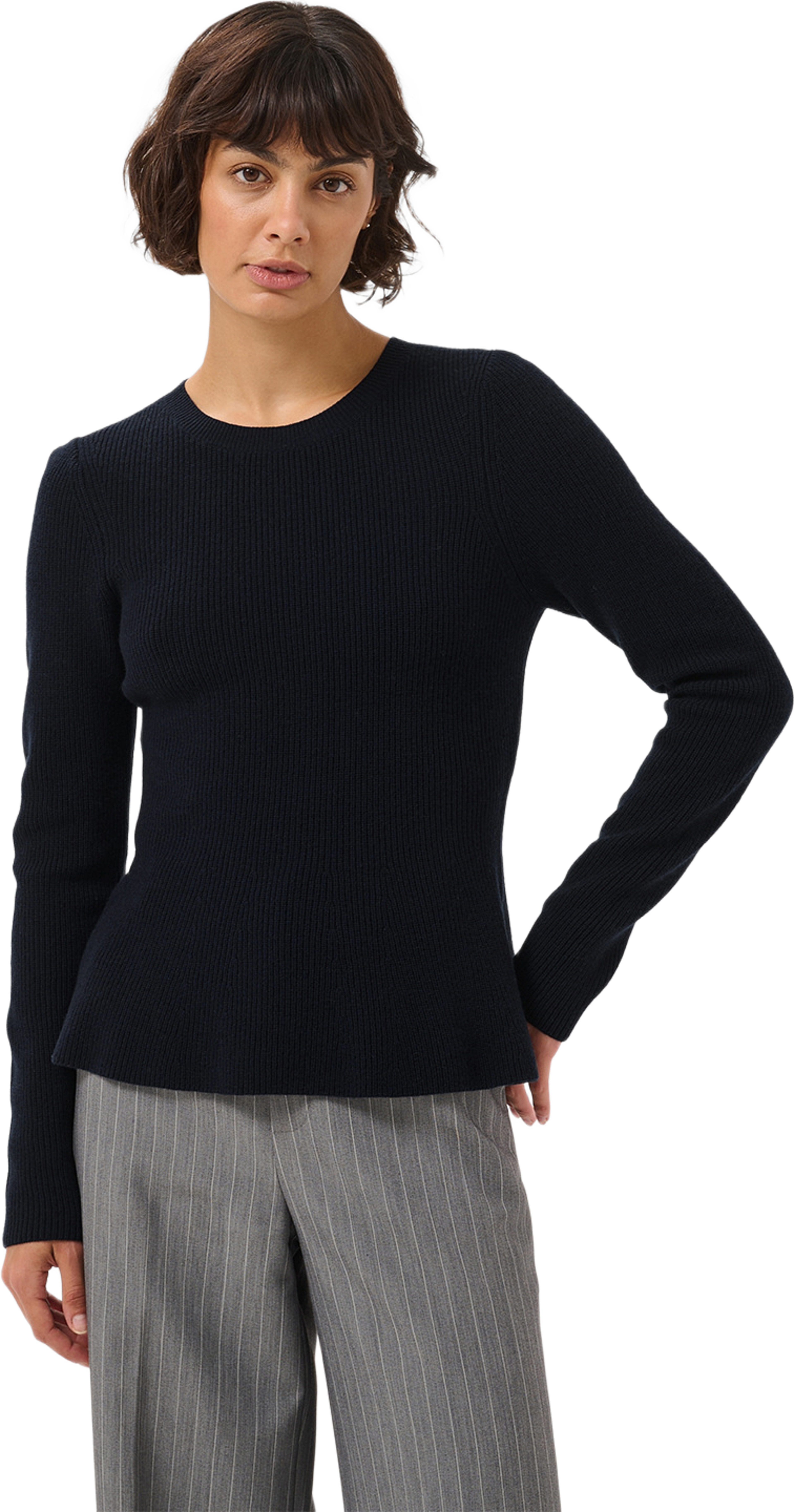 CarinaPW Pullover, från Part Two, i färgen Dark Navy. Klicka för att öppna bilden i stort format