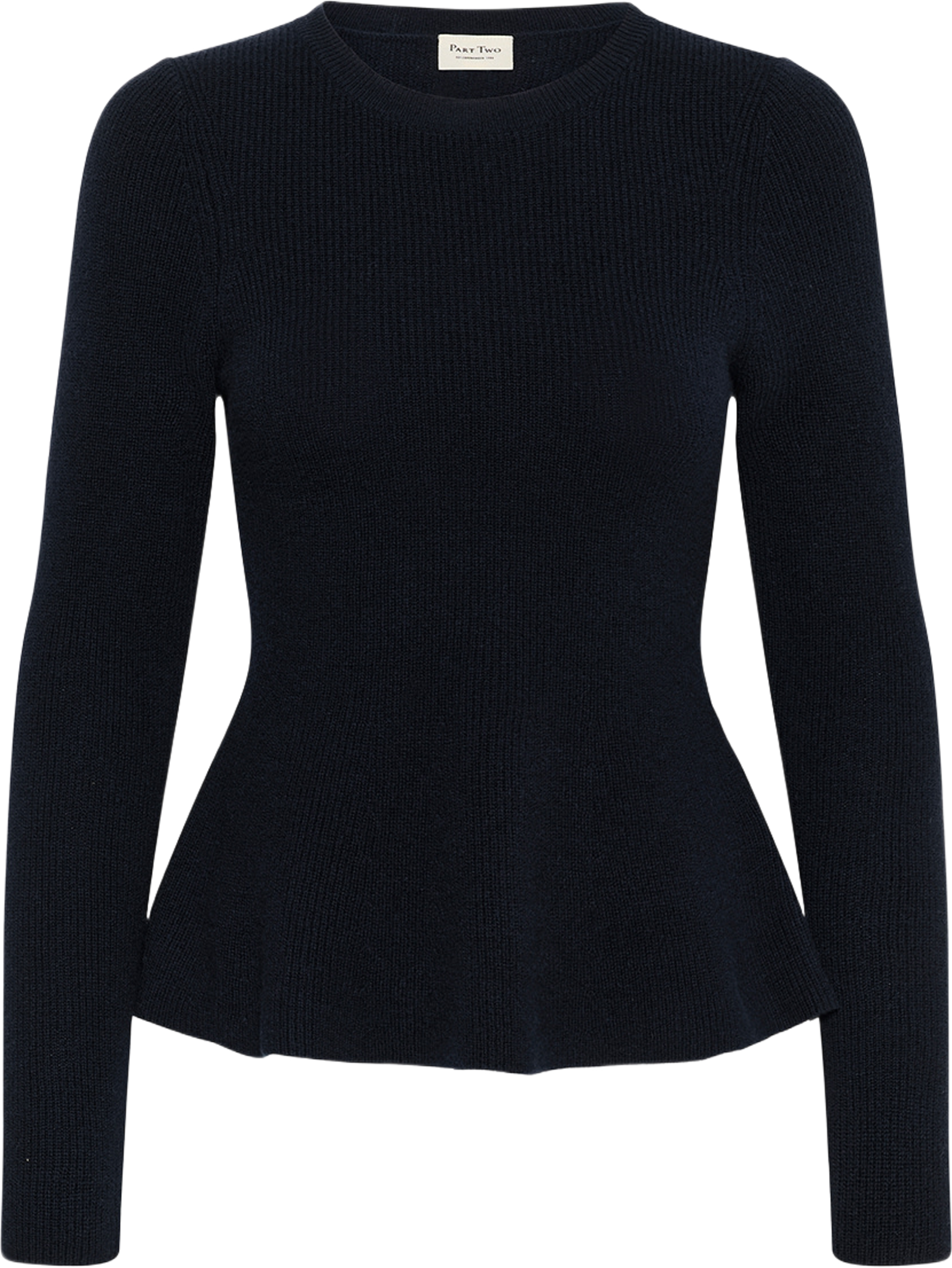 CarinaPW Pullover, från Part Two, i färgen Dark Navy. Klicka för att öppna bilden i stort format