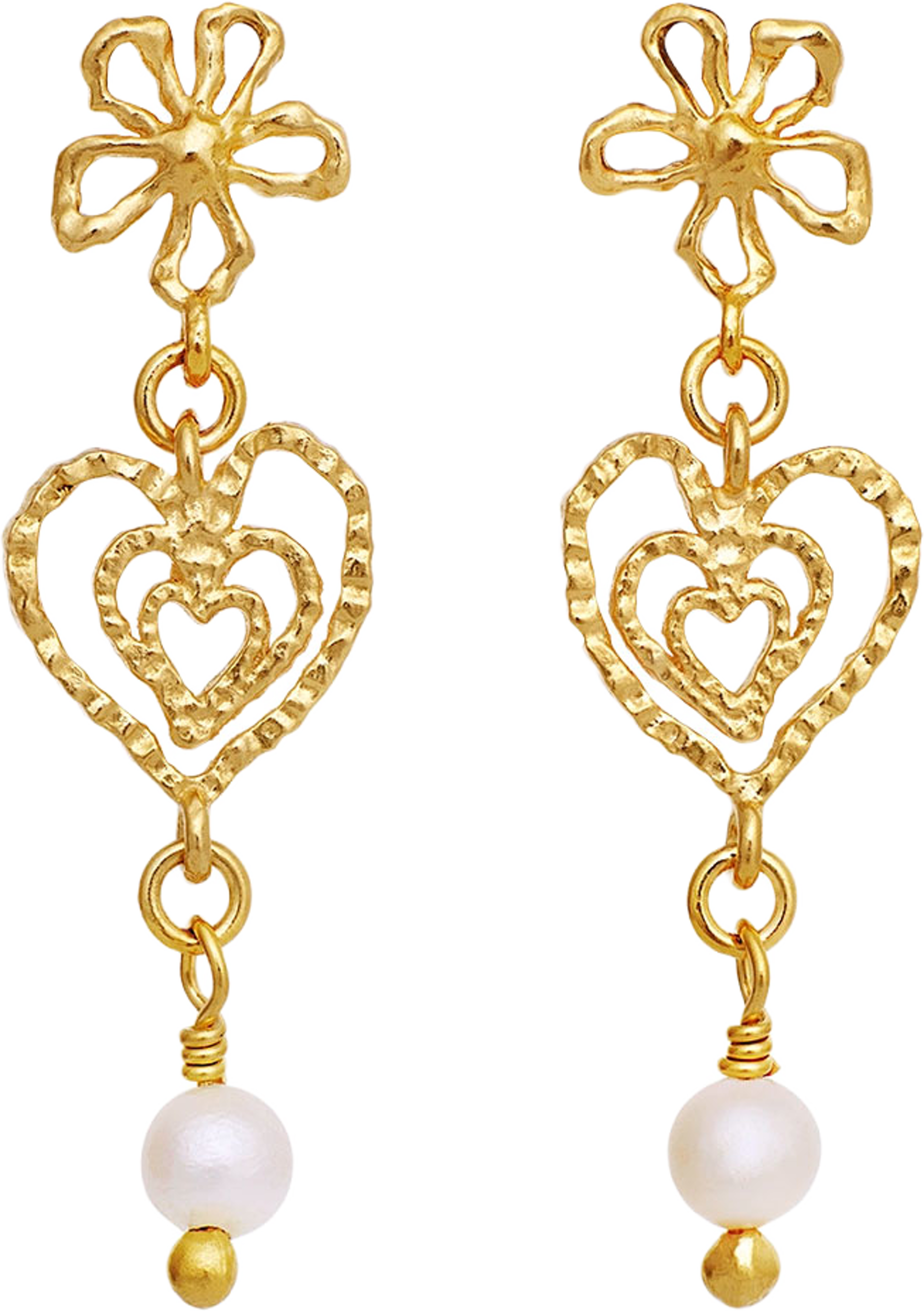 Izabel Earrings, från Maanesten, i färgen Recycled Coated With 18k Gold. Klicka för att öppna bilden i stort format