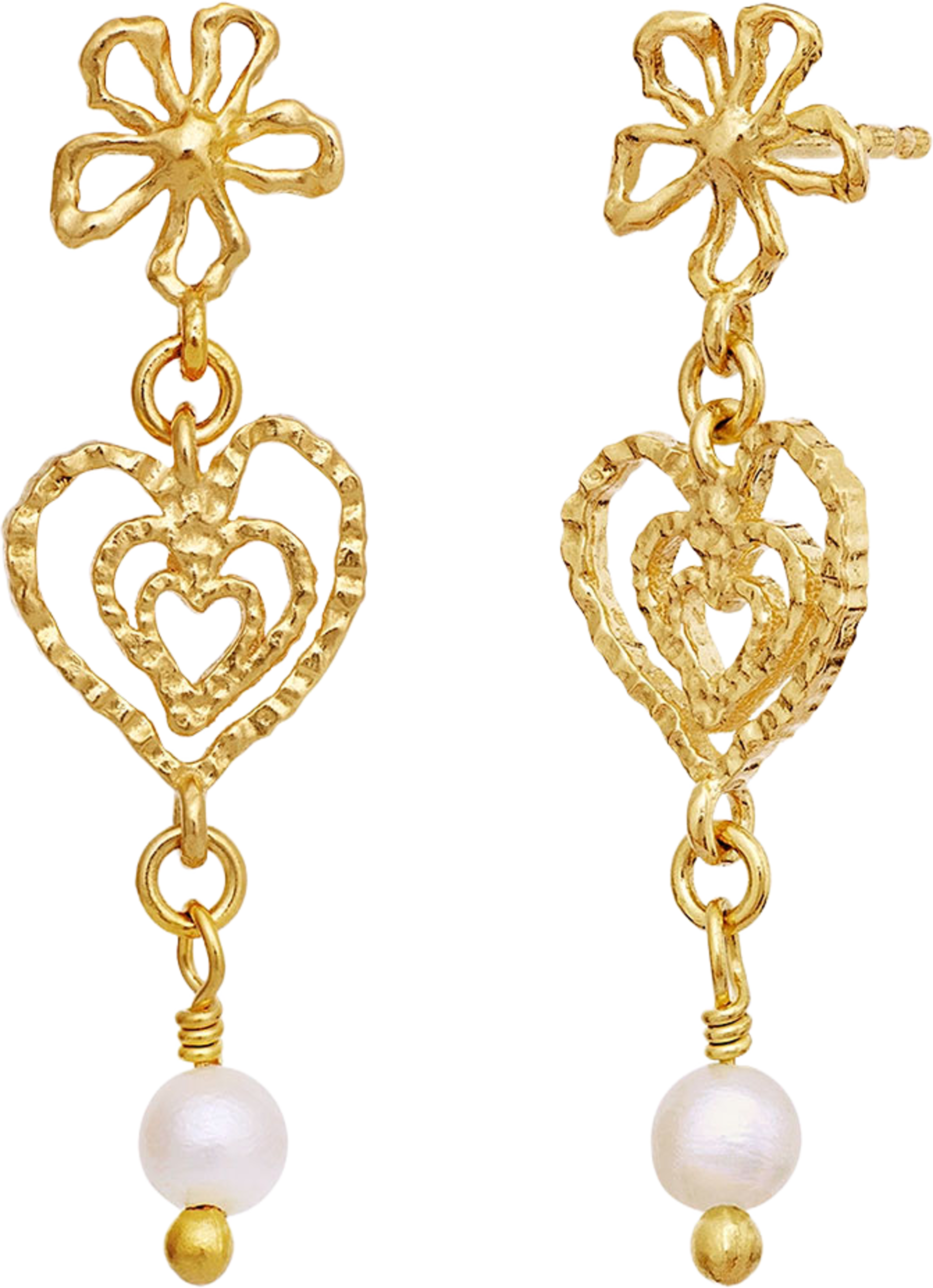 Izabel Earrings, från Maanesten, i färgen Recycled Coated With 18k Gold. Klicka för att öppna bilden i stort format