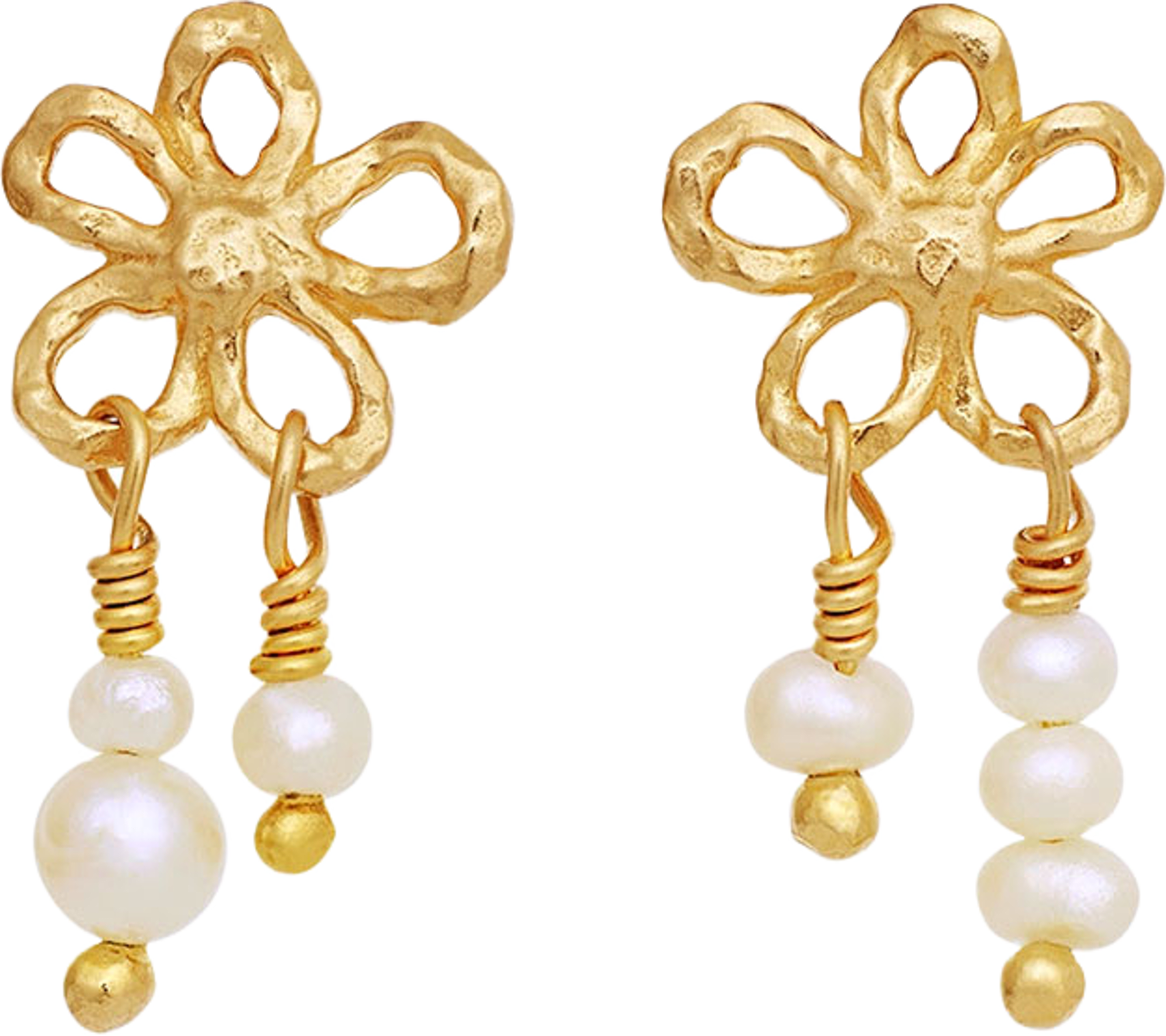 Nicola Earrings, från Maanesten, i färgen Recycled Coated With 18k Gold. Klicka för att öppna bilden i stort format