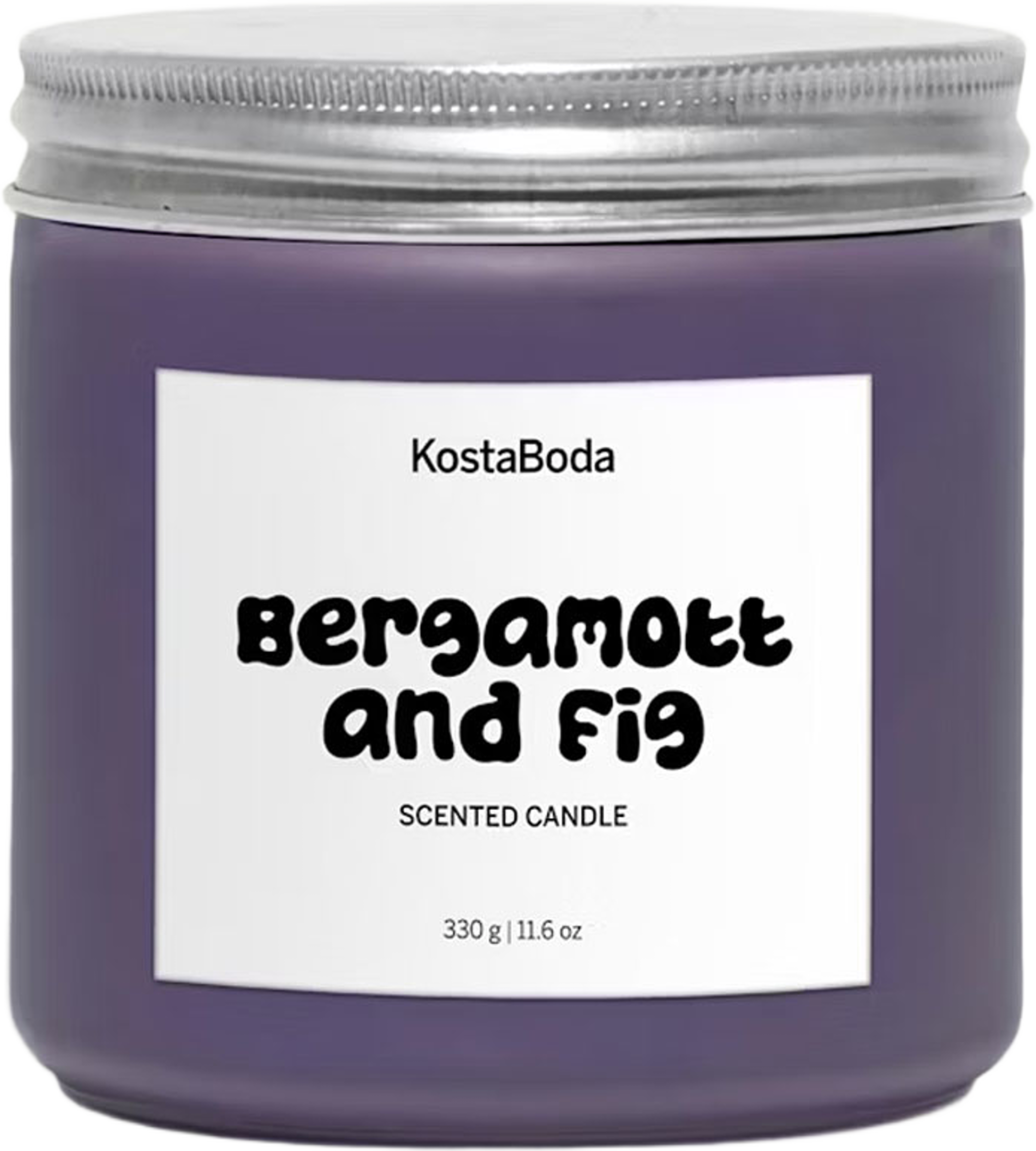 Mind doftljus 330gr Bergamott & Fig, från Kosta Boda, i färgen Lila. Klicka för att öppna bilden i stort format