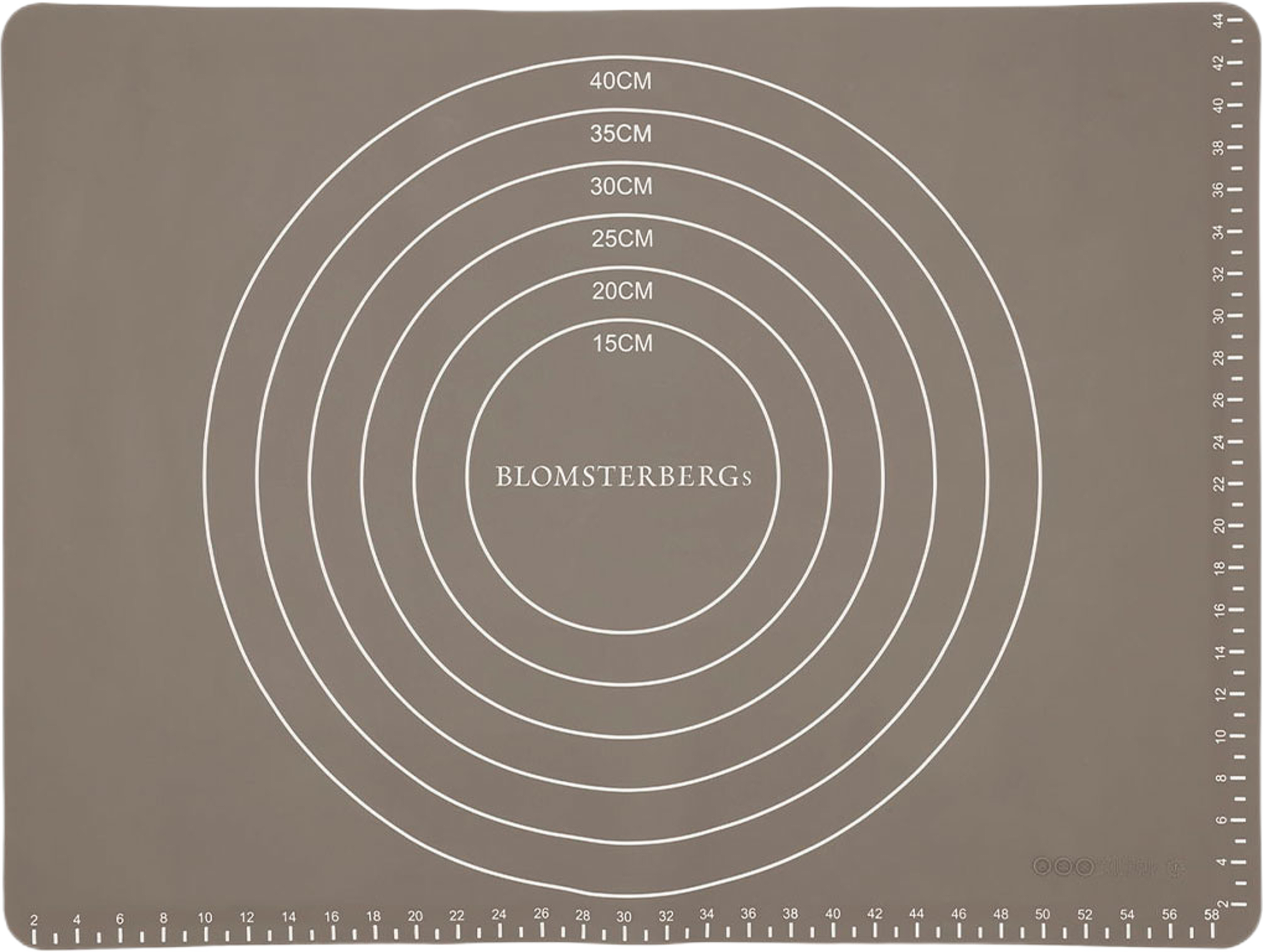 Bakmatta med mått 45 x 60 cm Latte Silikon, från Blomsterbergs, i färgen Latte. Klicka för att öppna bilden i stort format