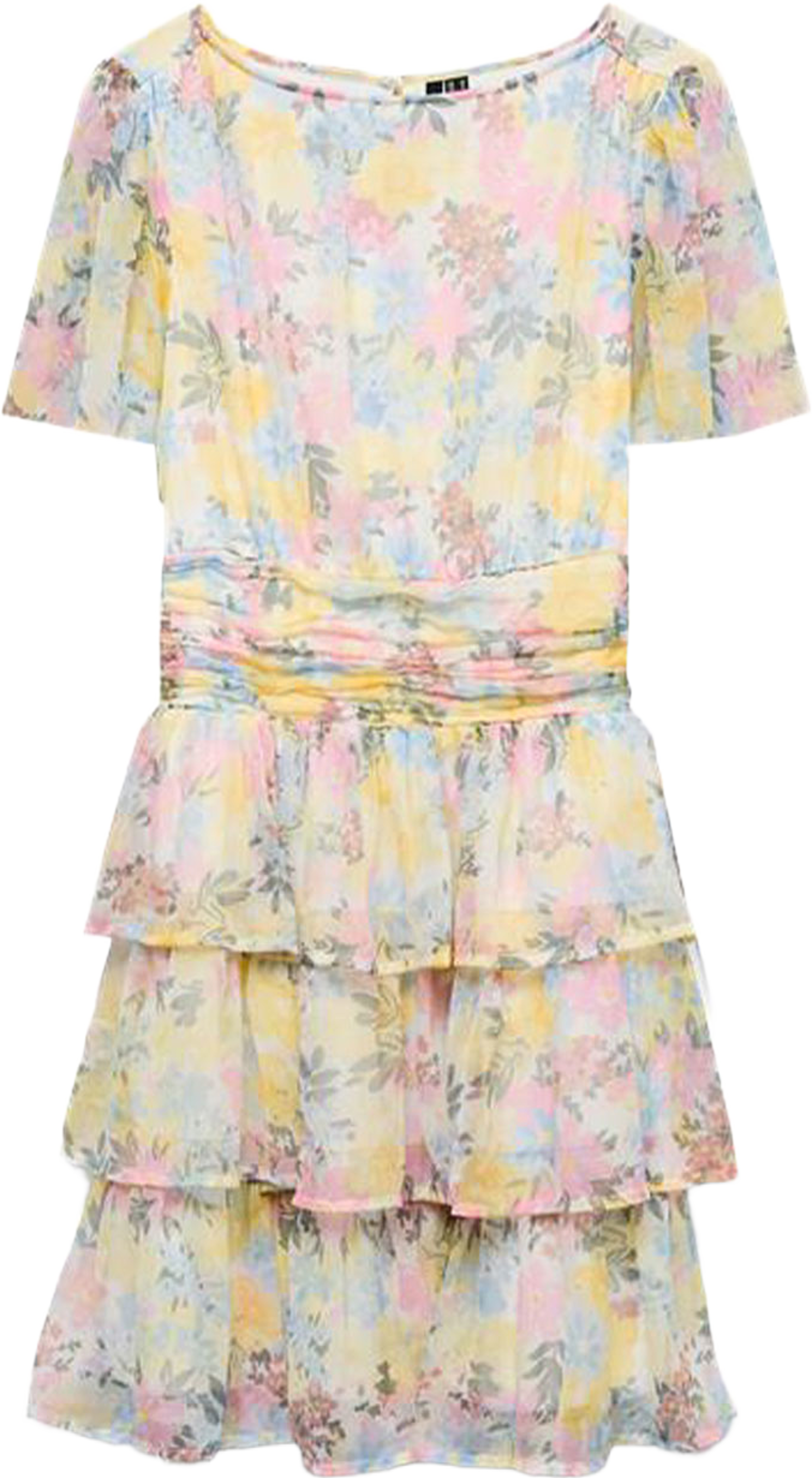 Smilla Layer Dress, från Vero Moda Girls, i färgen Snow White Kamille. Klicka för att öppna bilden i stort format