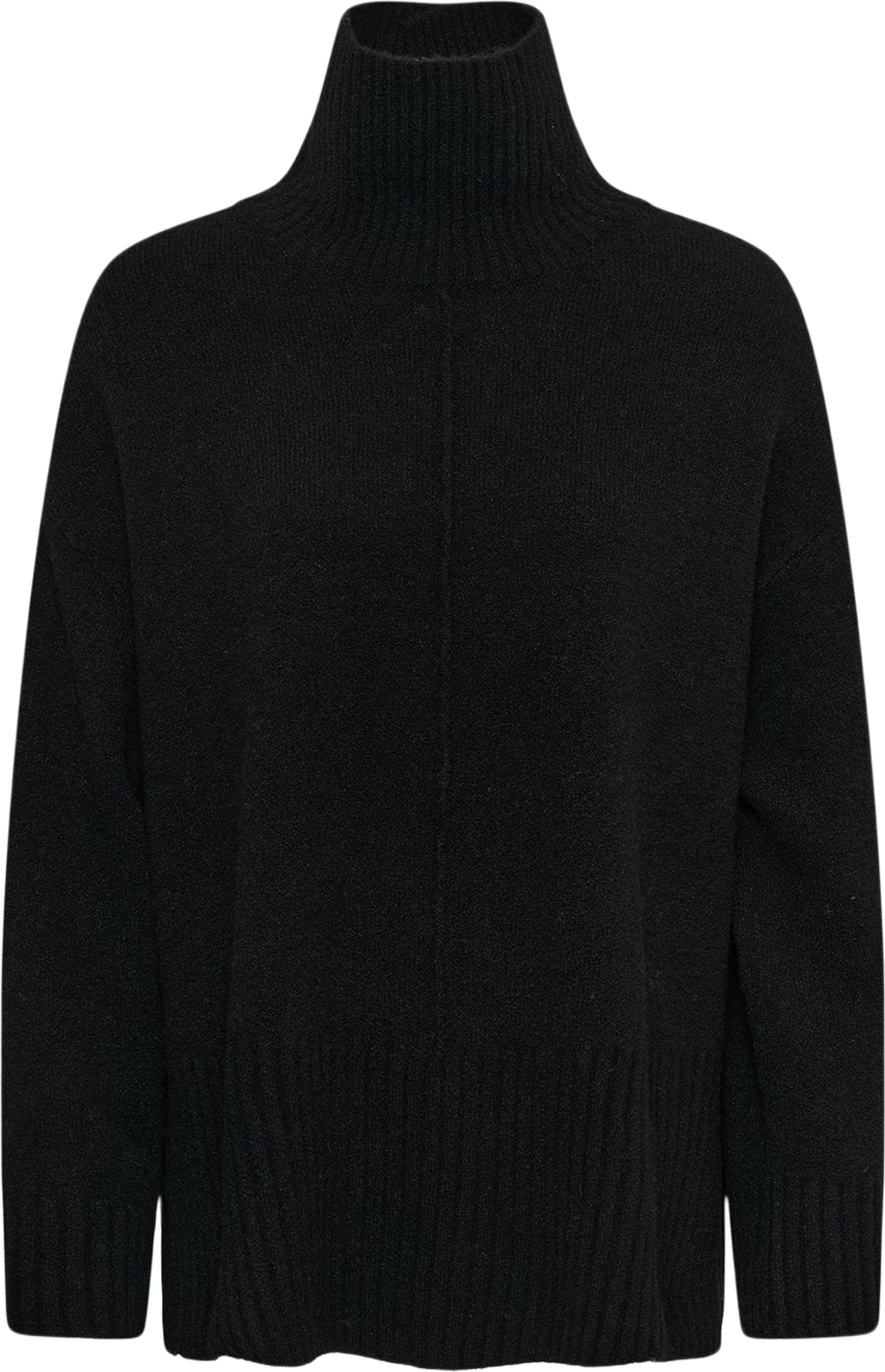 SLBean High Neck Pullover, från Soaked In Luxury, i färgen Black. Klicka för att öppna bilden i stort format