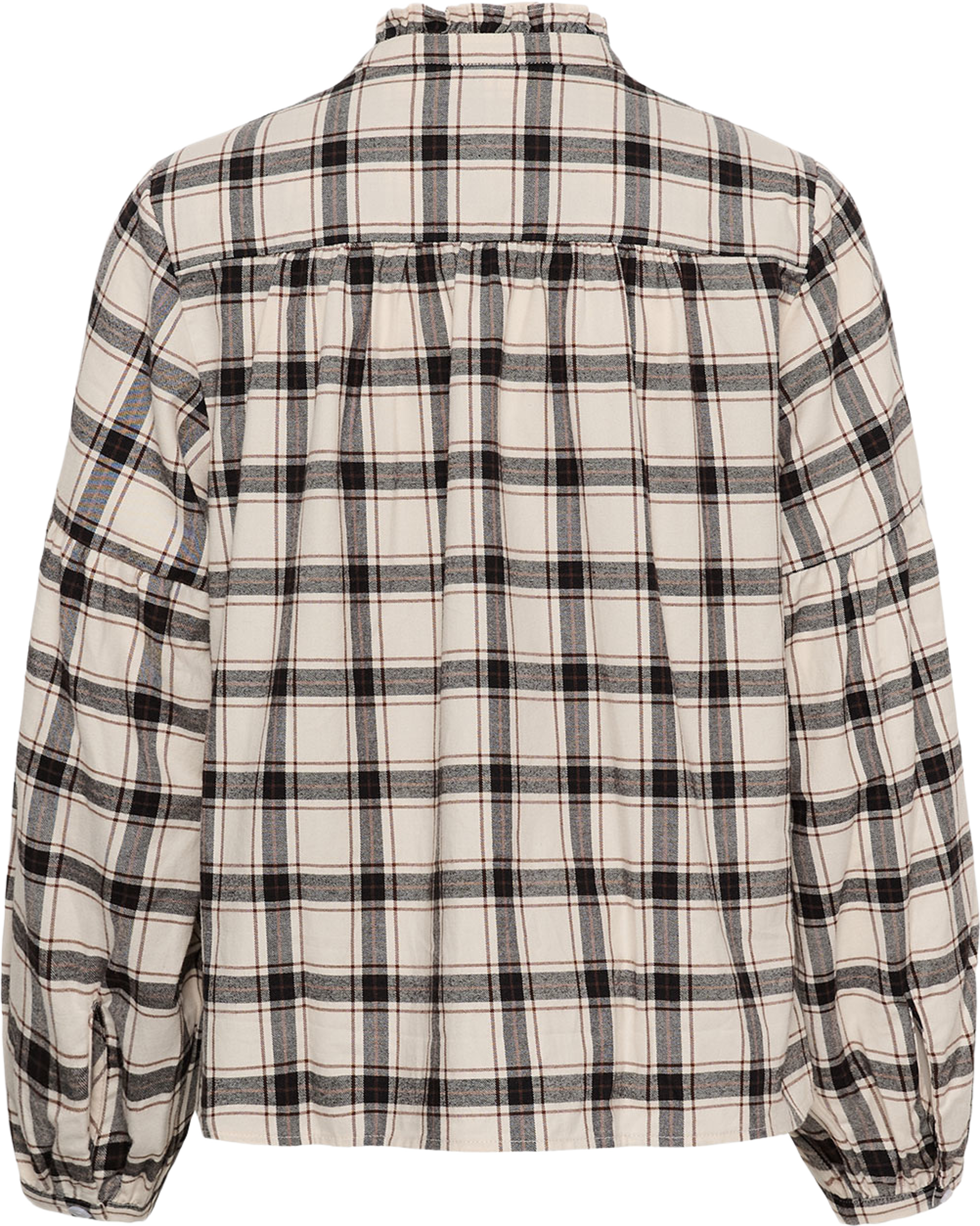 SamillaPW Shirt, från Part Two, i färgen Dark Navy/Mole Check. Klicka för att öppna bilden i stort format