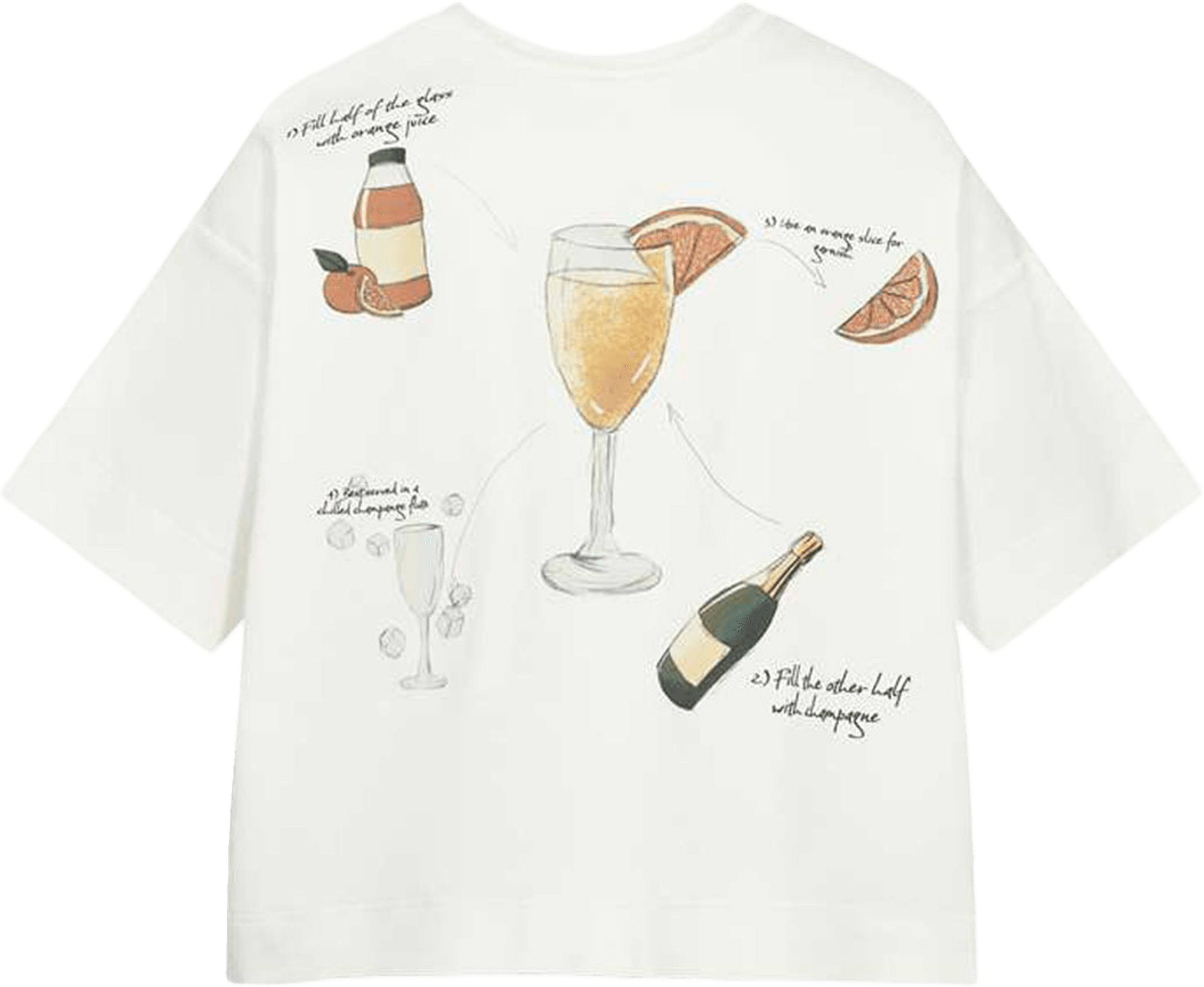 CMMUSE-TEE, från CPH Muse, i färgen Jet Stream W. Mimosa. Klicka för att öppna bilden i stort format