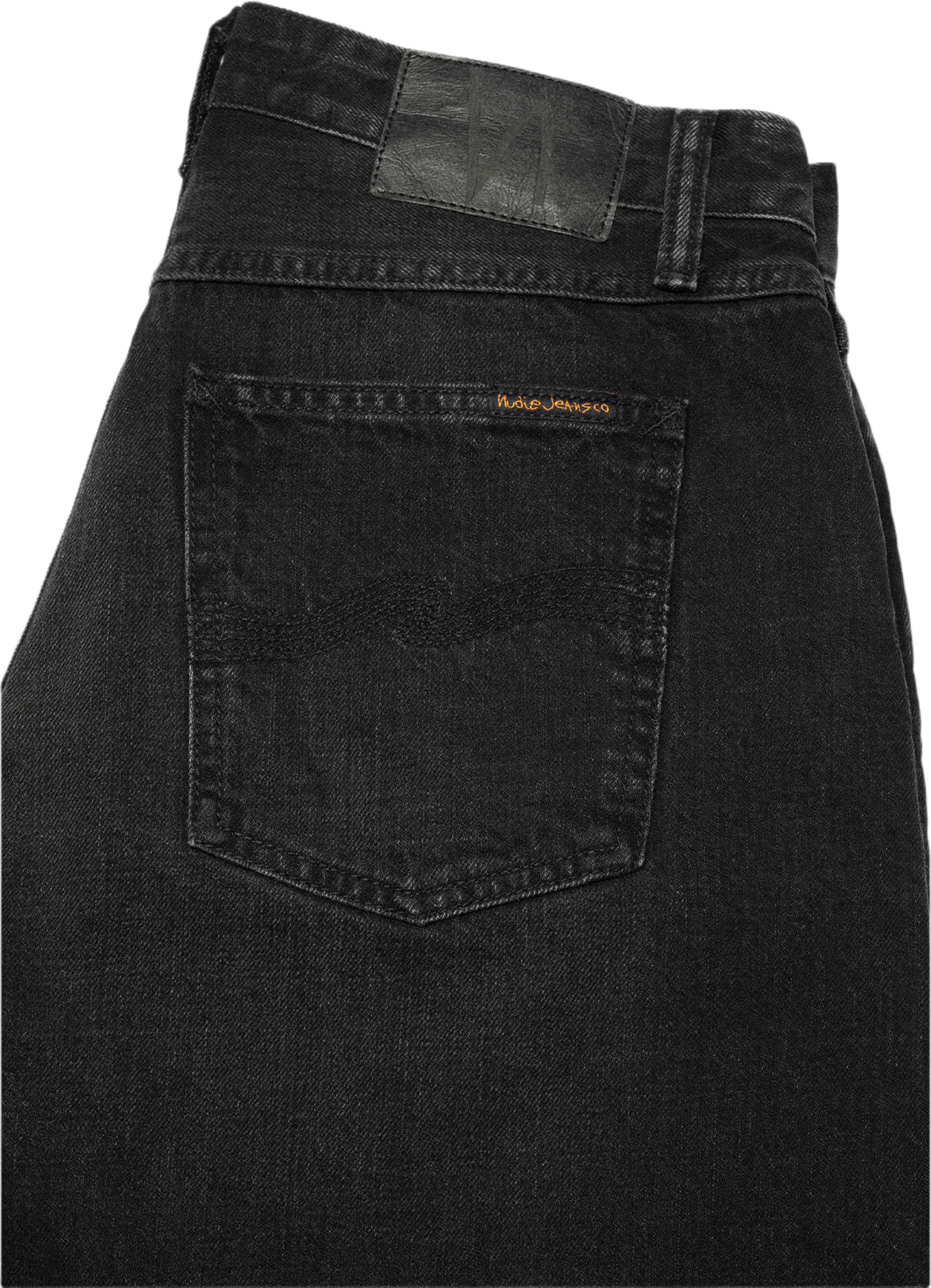 Meja Denim Shorts Night Dune, från Nudie Jeans, i färgen Black. Klicka för att öppna bilden i stort format