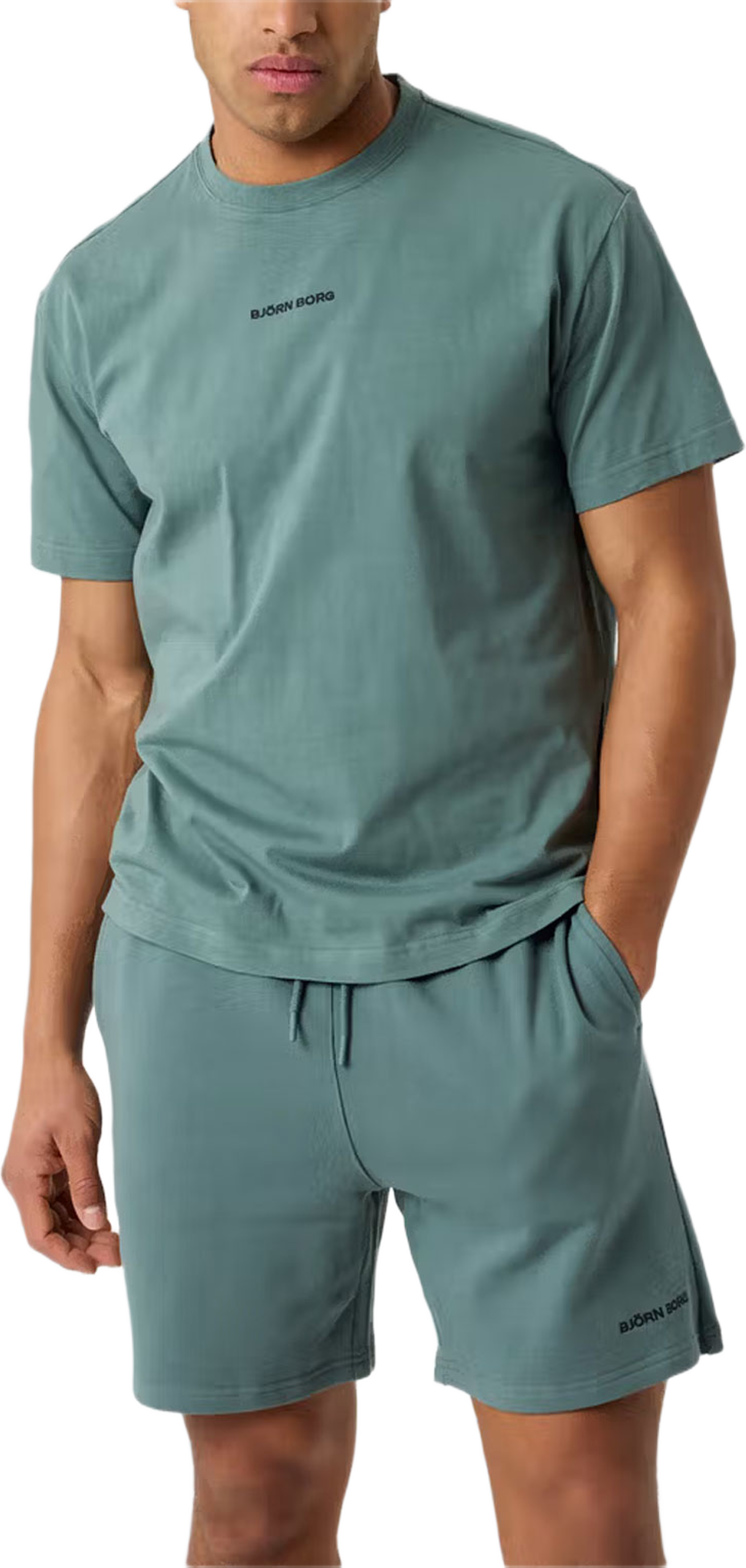 Borg Classic T-Shirt, från Björn Borg, i färgen Balsam Green. Klicka för att öppna bilden i stort format