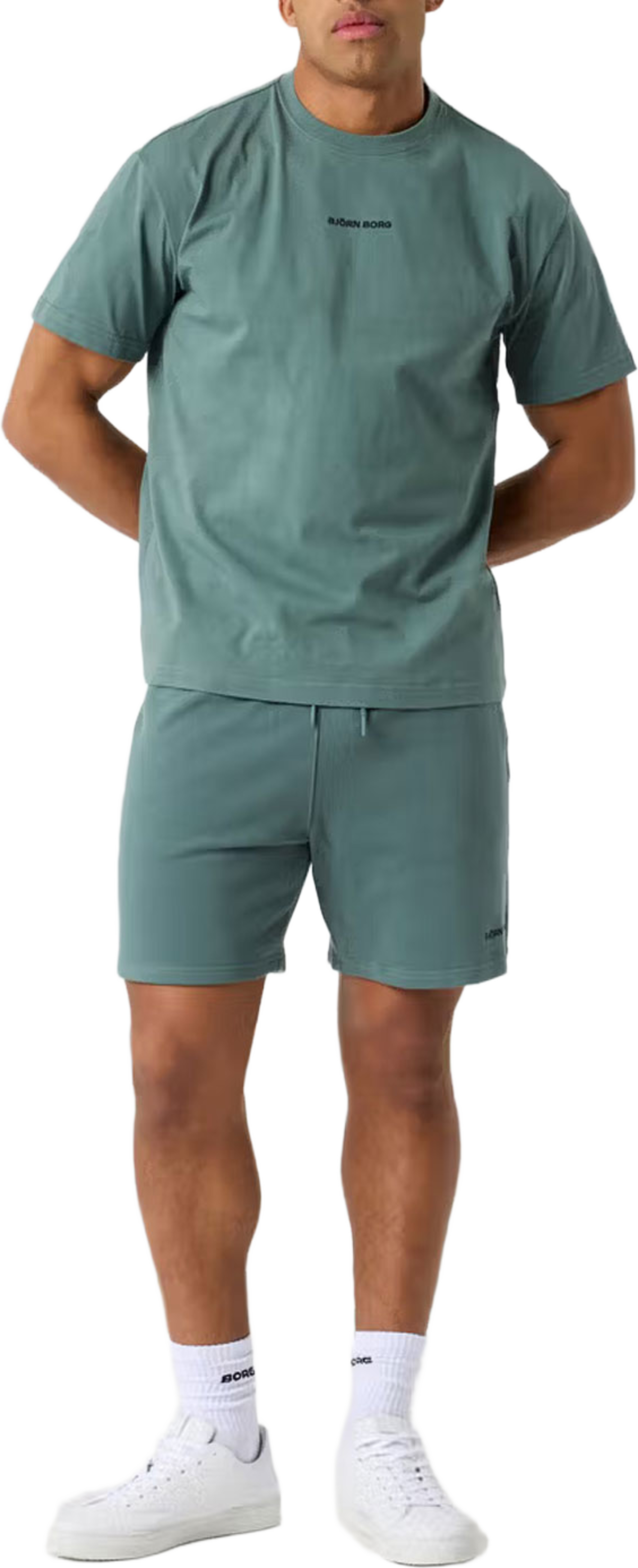 Borg Classic T-Shirt, från Björn Borg, i färgen Balsam Green. Klicka för att öppna bilden i stort format