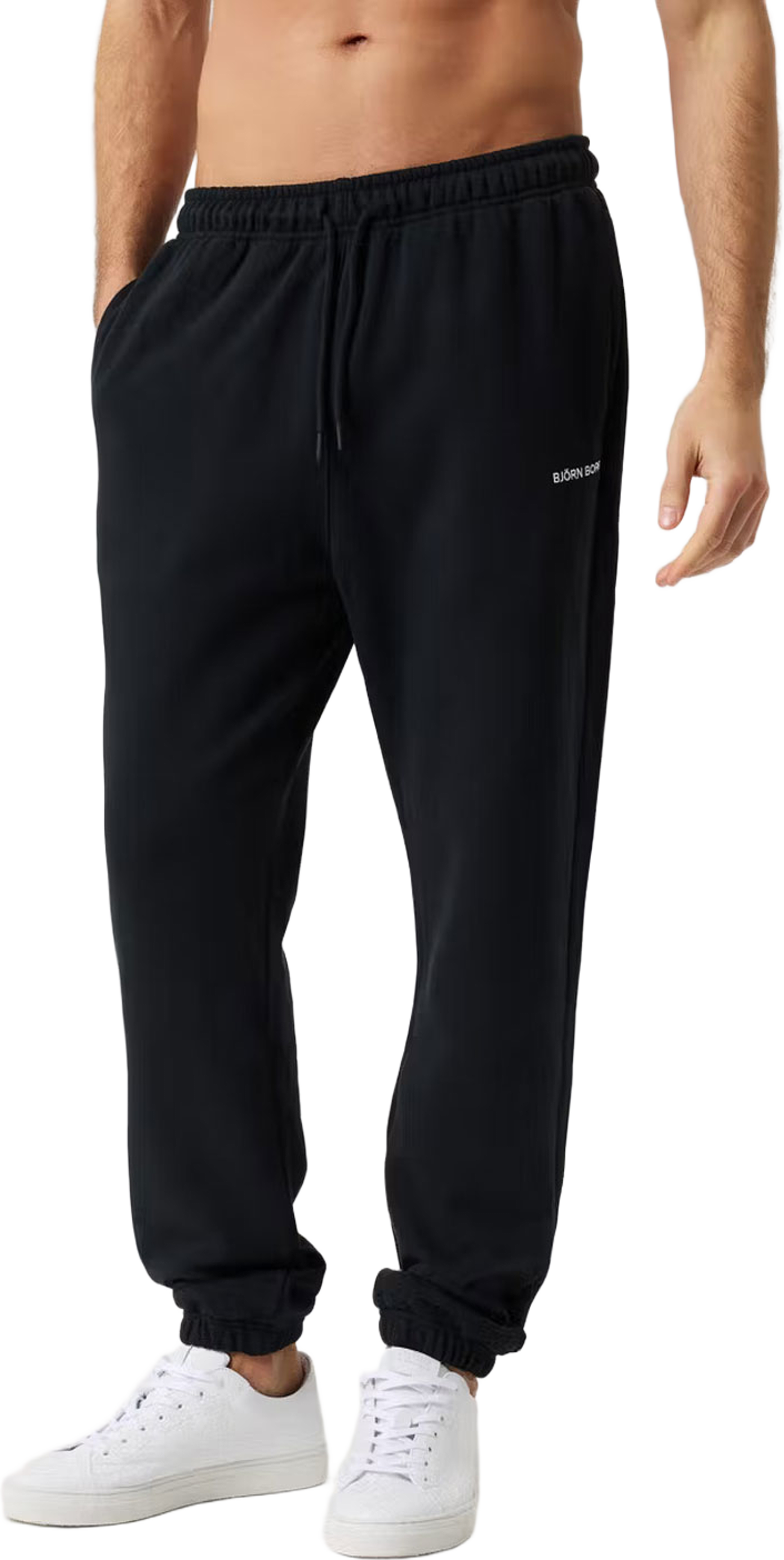 Borg Classic Sweatpants, från Björn Borg, i färgen Black Beauty. Klicka för att öppna bilden i stort format