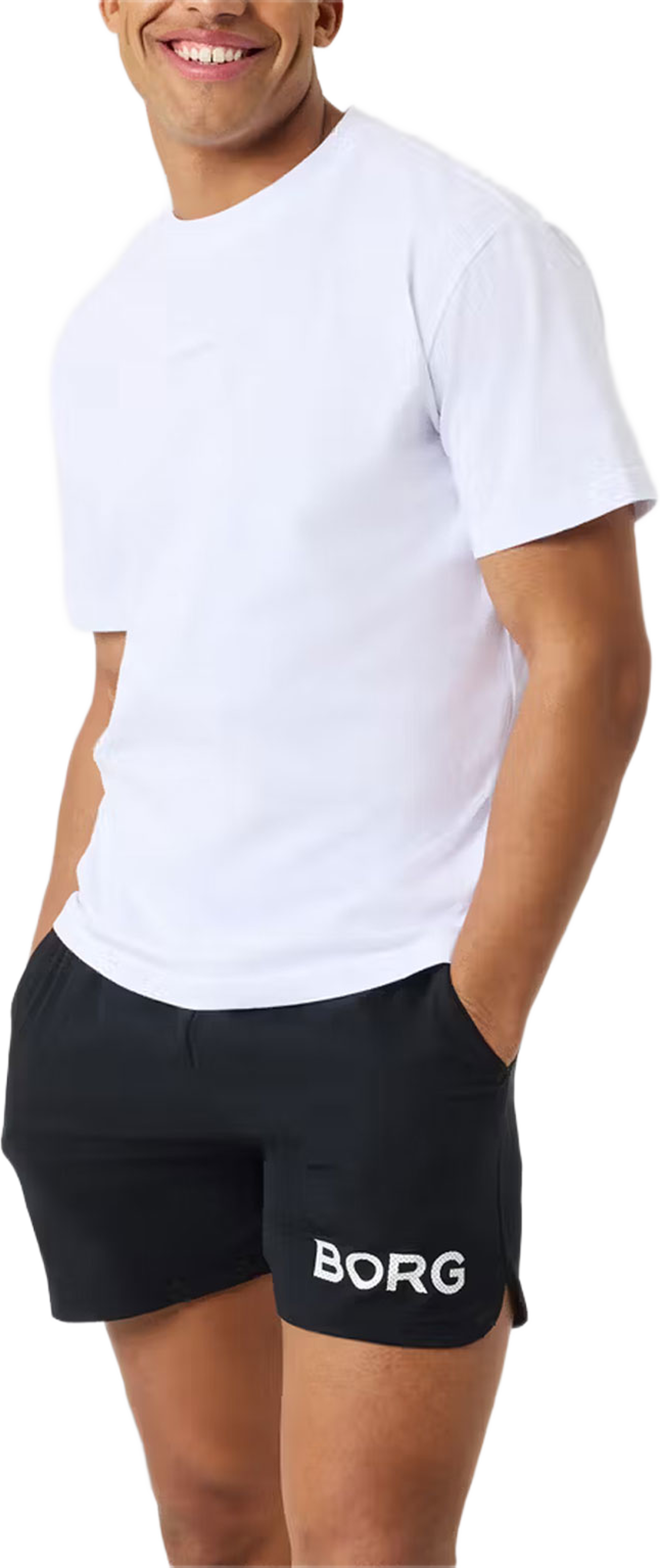 Borg Classic T-Shirt, från Björn Borg, i färgen Brilliant White. Klicka för att öppna bilden i stort format