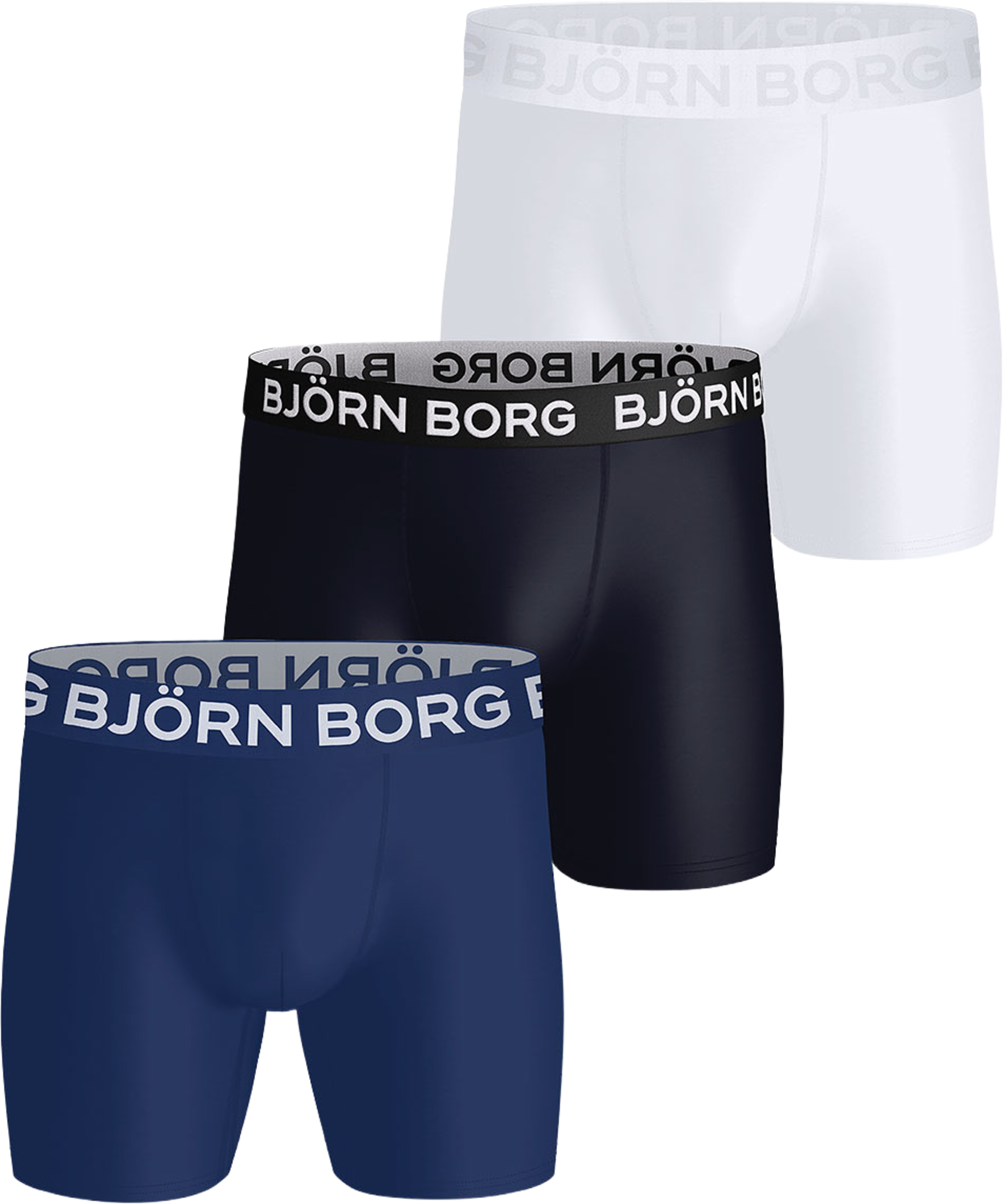 Sports Microfiber Boxer 3-Pack, från Björn Borg, i färgen Multipack 1. Klicka för att öppna bilden i stort format
