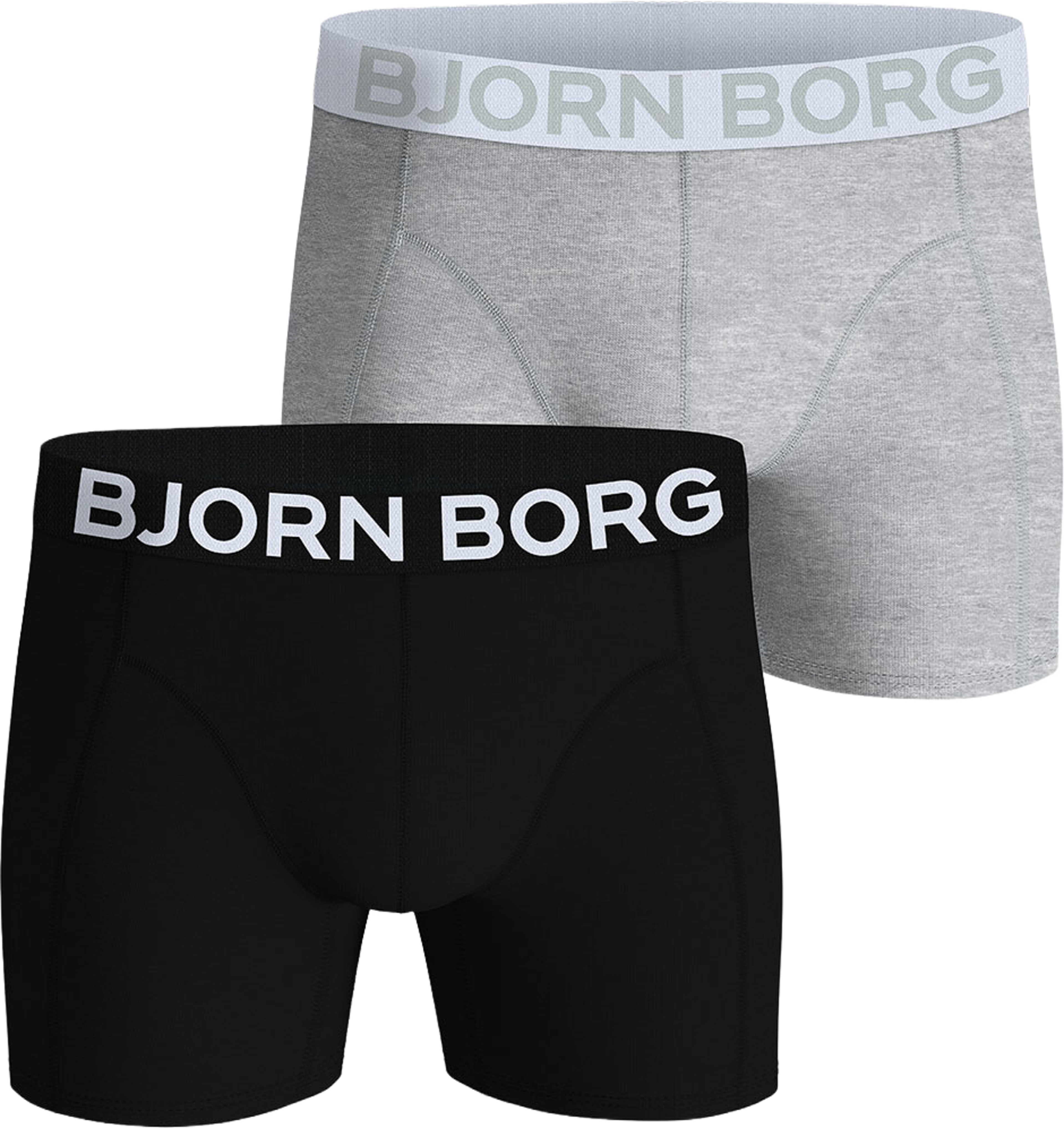 Organic Cotton Stretch Boxer 2-Pack, från Björn Borg, i färgen Multipack 5. Klicka för att öppna bilden i stort format