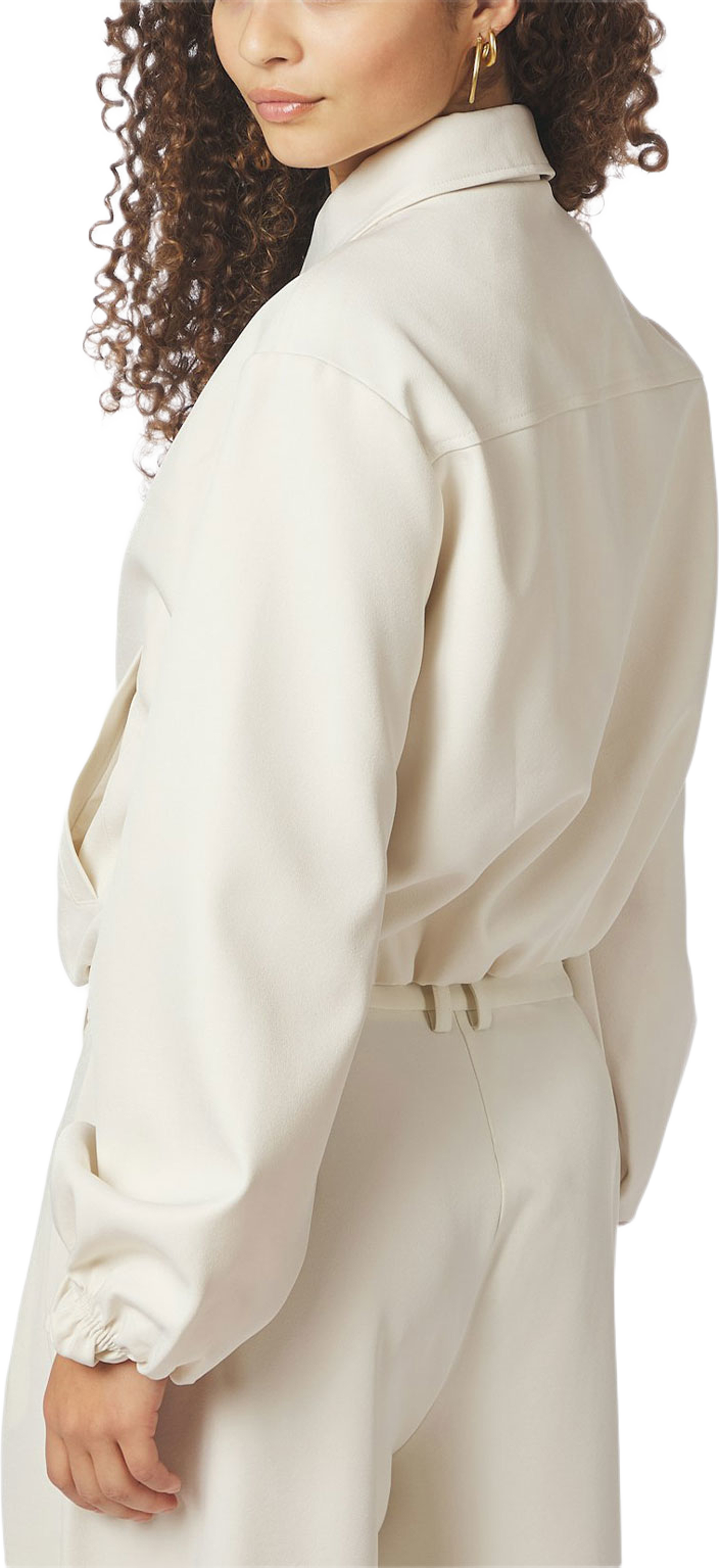 Denielle Structure Jacket, från Neo Noir, i färgen Off White. Klicka för att öppna bilden i stort format
