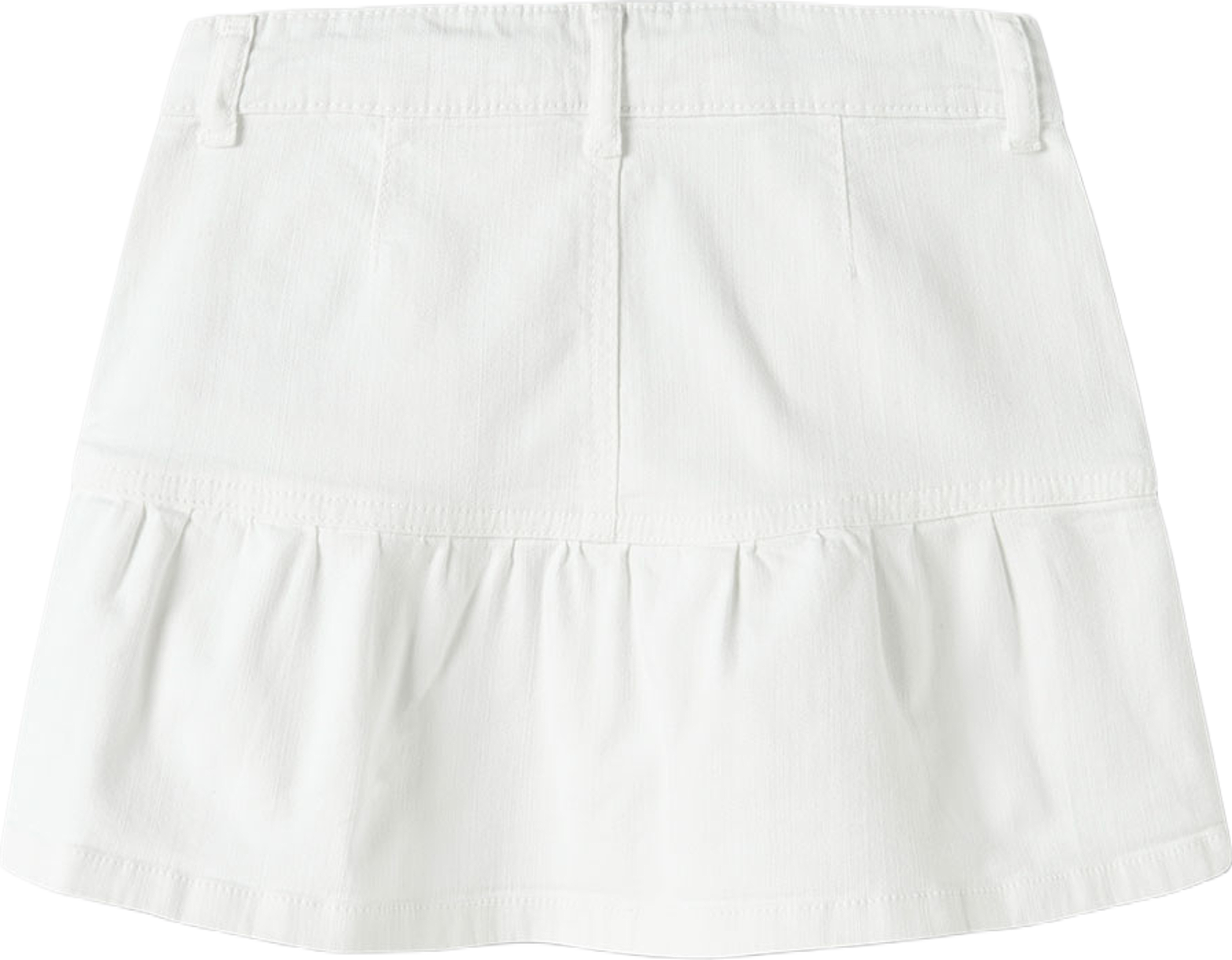 Twillkjol ROXY, från Name It, i färgen Bright White. Klicka för att öppna bilden i stort format