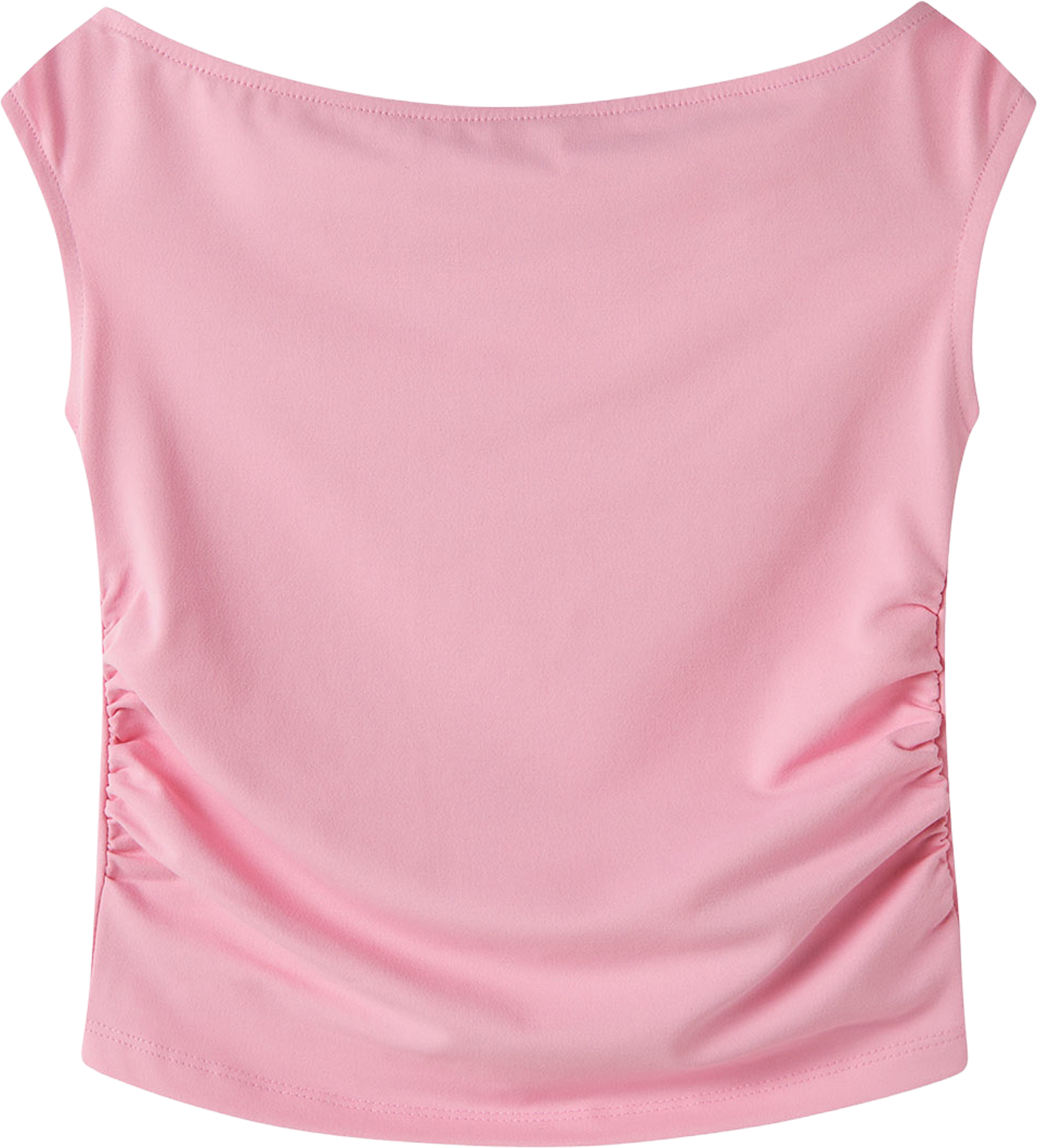 Slim Tank Top, från Name It, i färgen Pink Drink. Klicka för att öppna bilden i stort format