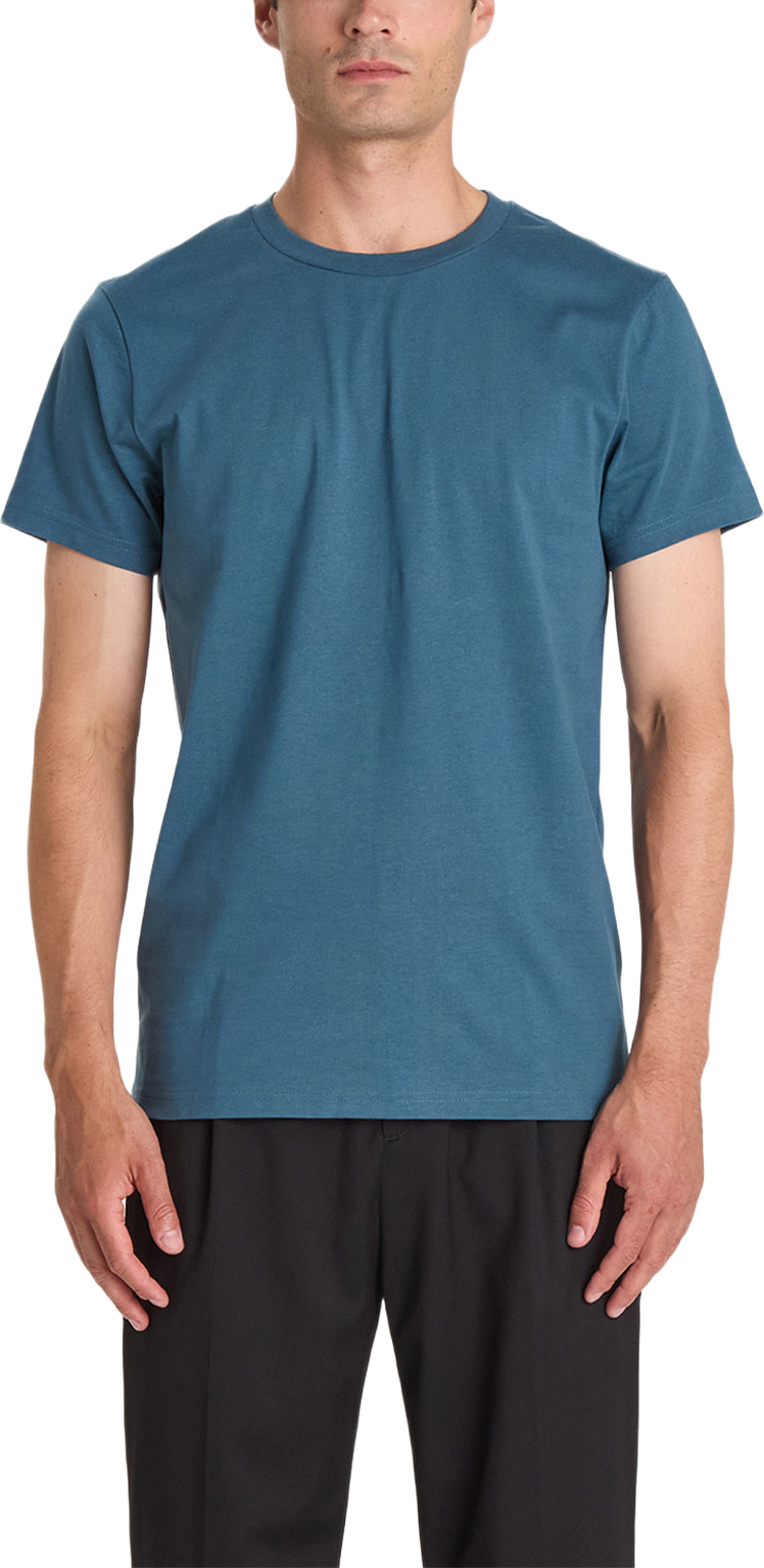 Crew-Neck Regular, från Bread & Boxers, i färgen Atlantic Blue. Klicka för att öppna bilden i stort format