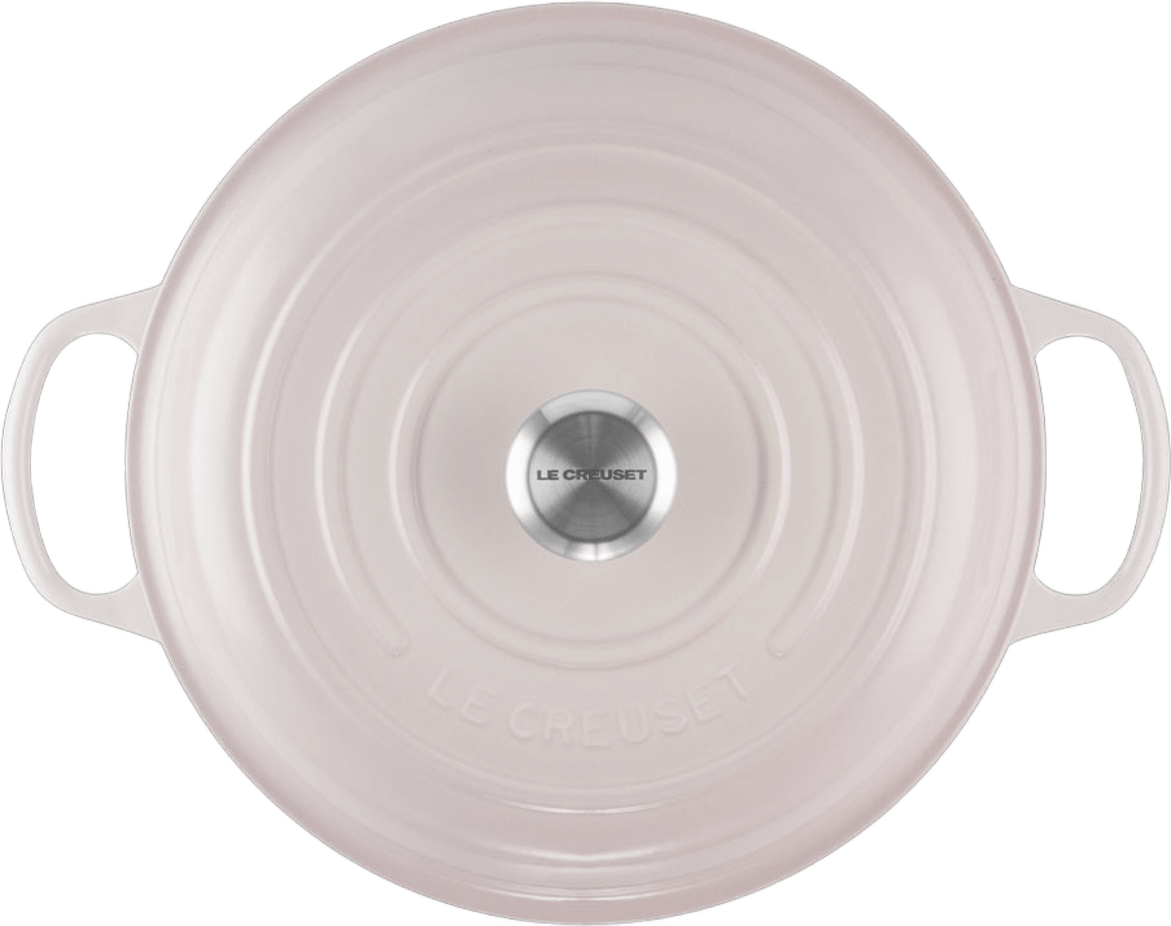 Signature gjutjärn buffetgryta 30 cm Shell Pink, från Le Creuset, i färgen Shell Pink. Klicka för att öppna bilden i stort format