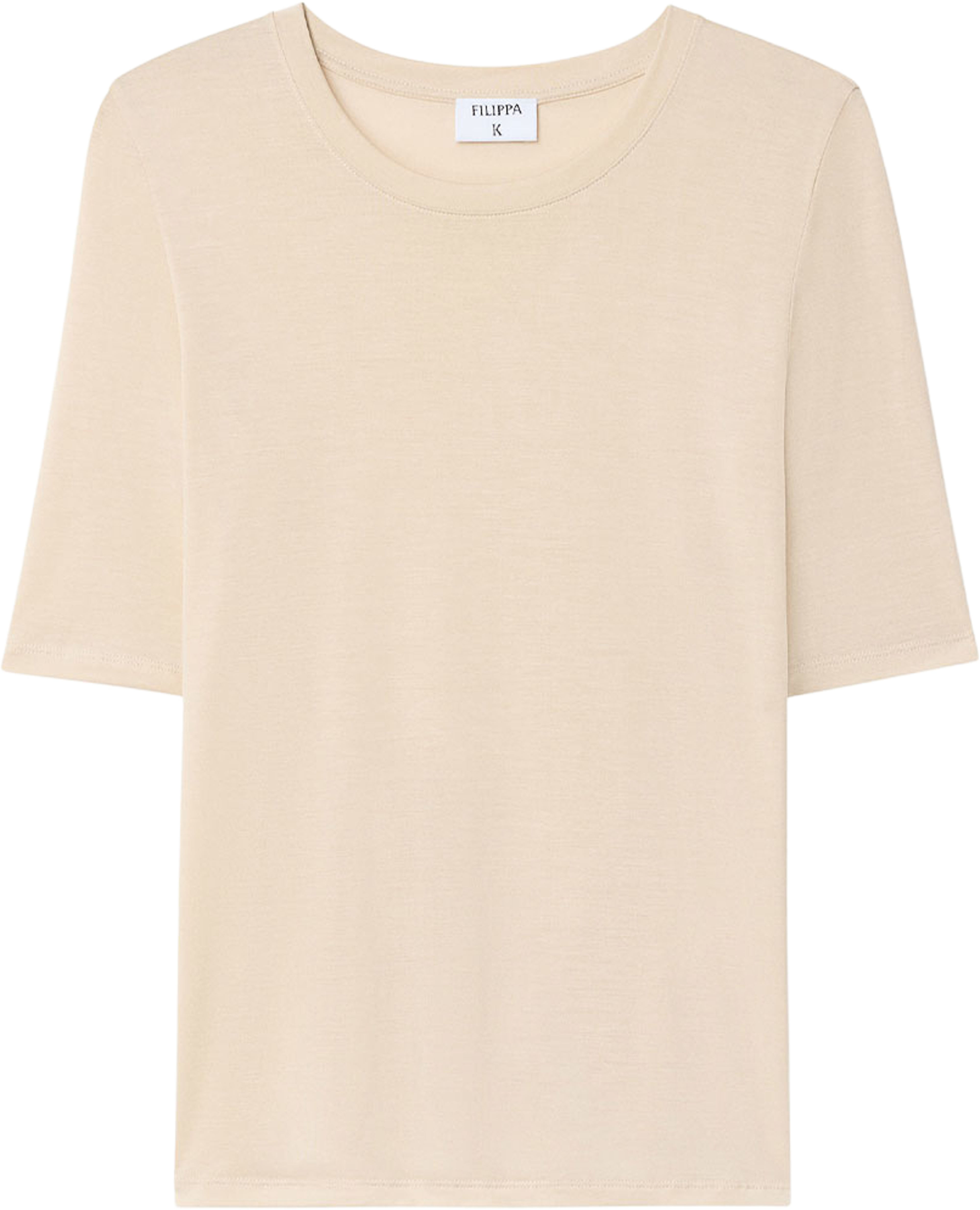 Elena Tee, från Filippa K, i färgen Pearl Beige. Klicka för att öppna bilden i stort format