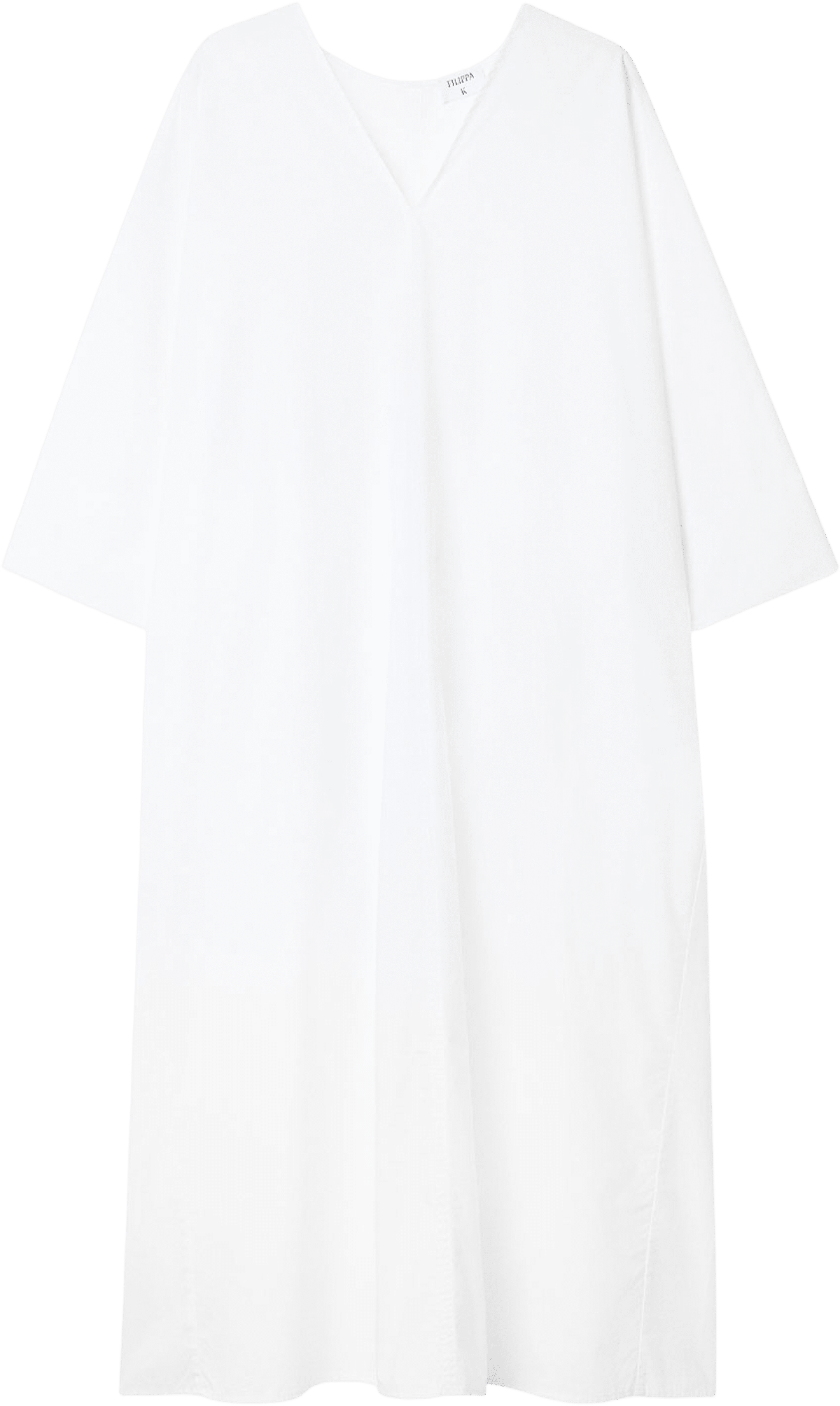 V-neck Cotton Kaftan, från Filippa K, i färgen White. Klicka för att öppna bilden i stort format