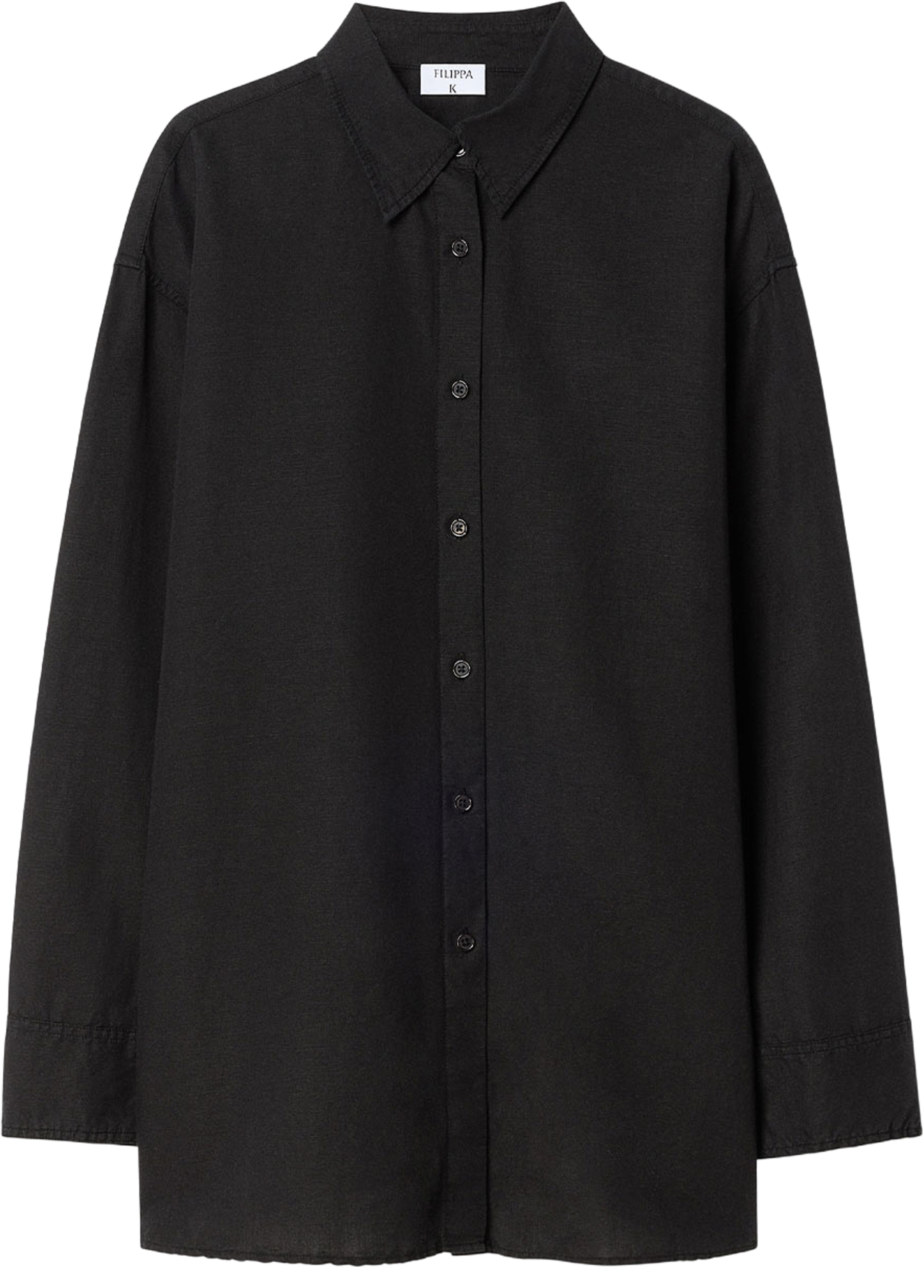 Sandie Linen Shirt, från Filippa K, i färgen Black. Klicka för att öppna bilden i stort format