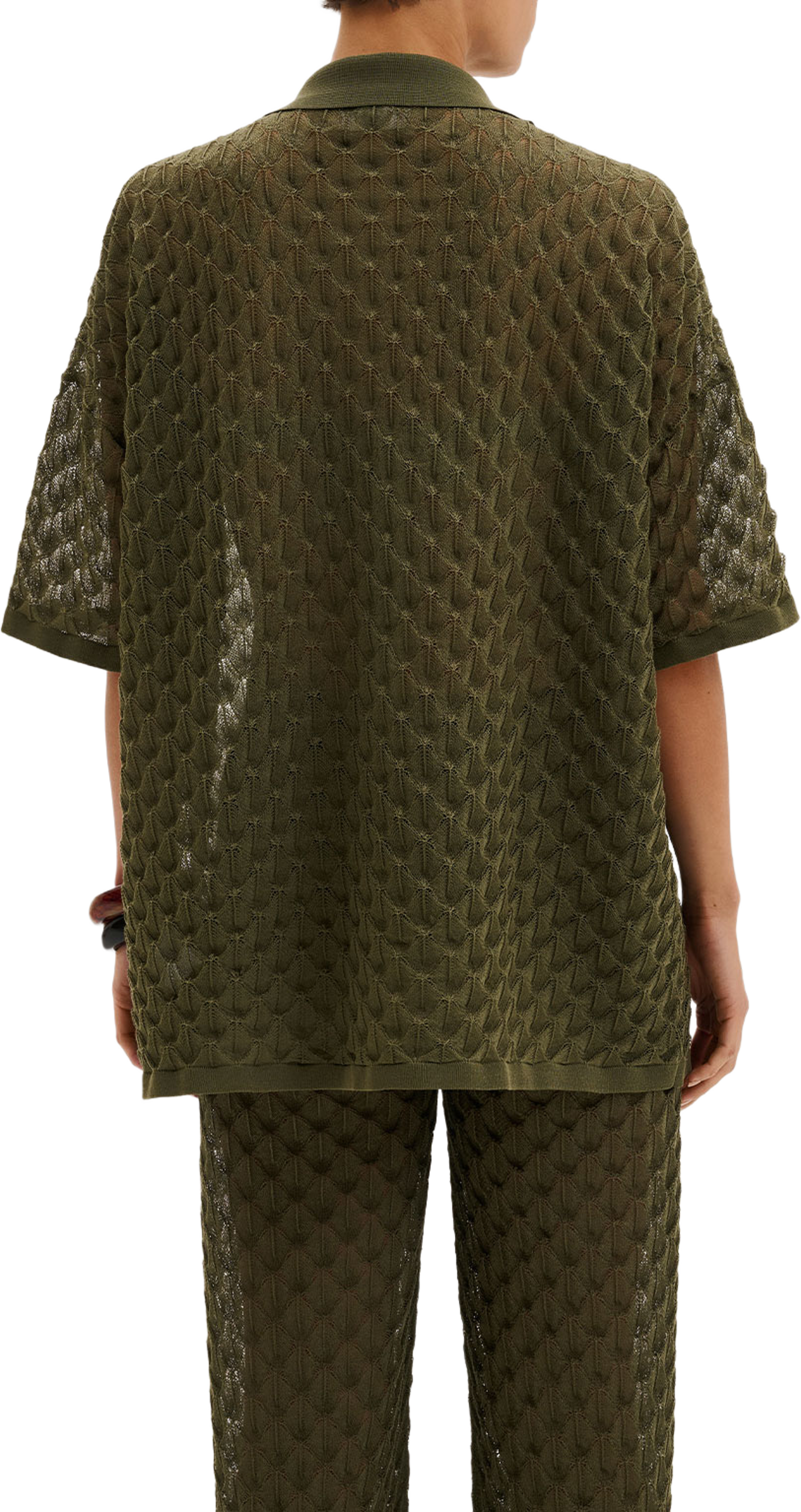 Moa Shirt, från Malina, i färgen Dusty Olive. Klicka för att öppna bilden i stort format