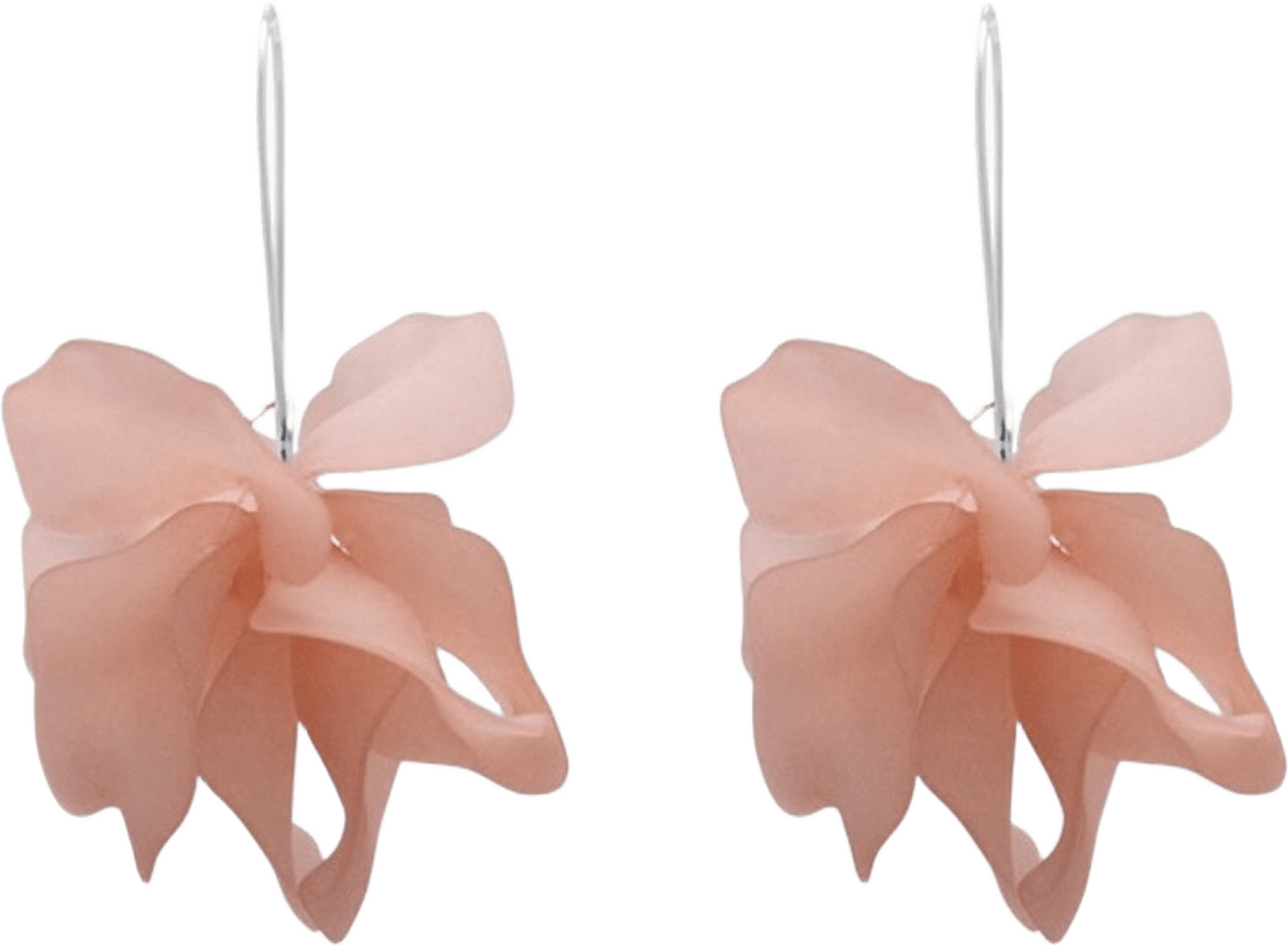 Petal Earrings, från WOS, i färgen Pink. Klicka för att öppna bilden i stort format