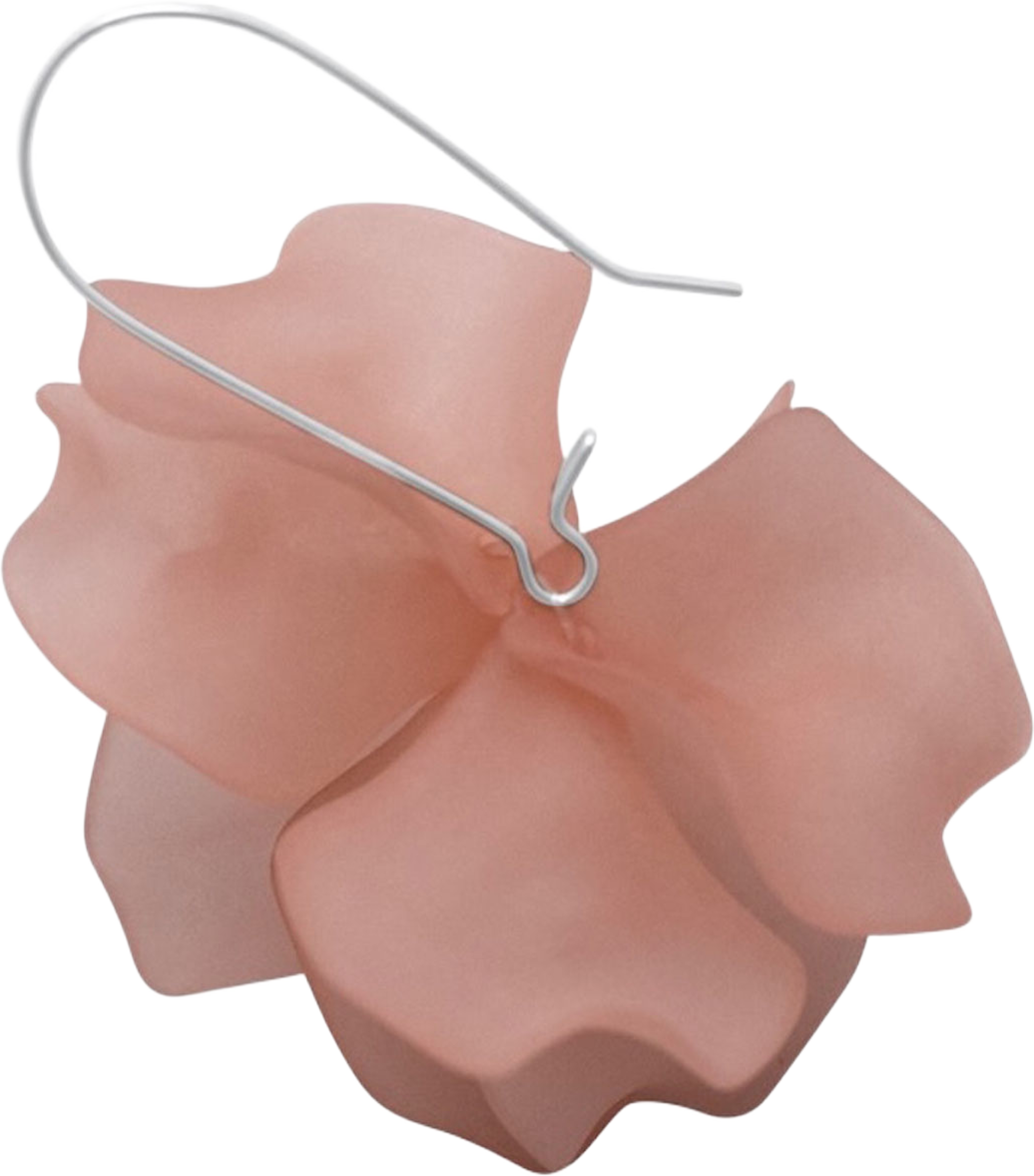 Petal Earrings, från WOS, i färgen Pink. Klicka för att öppna bilden i stort format
