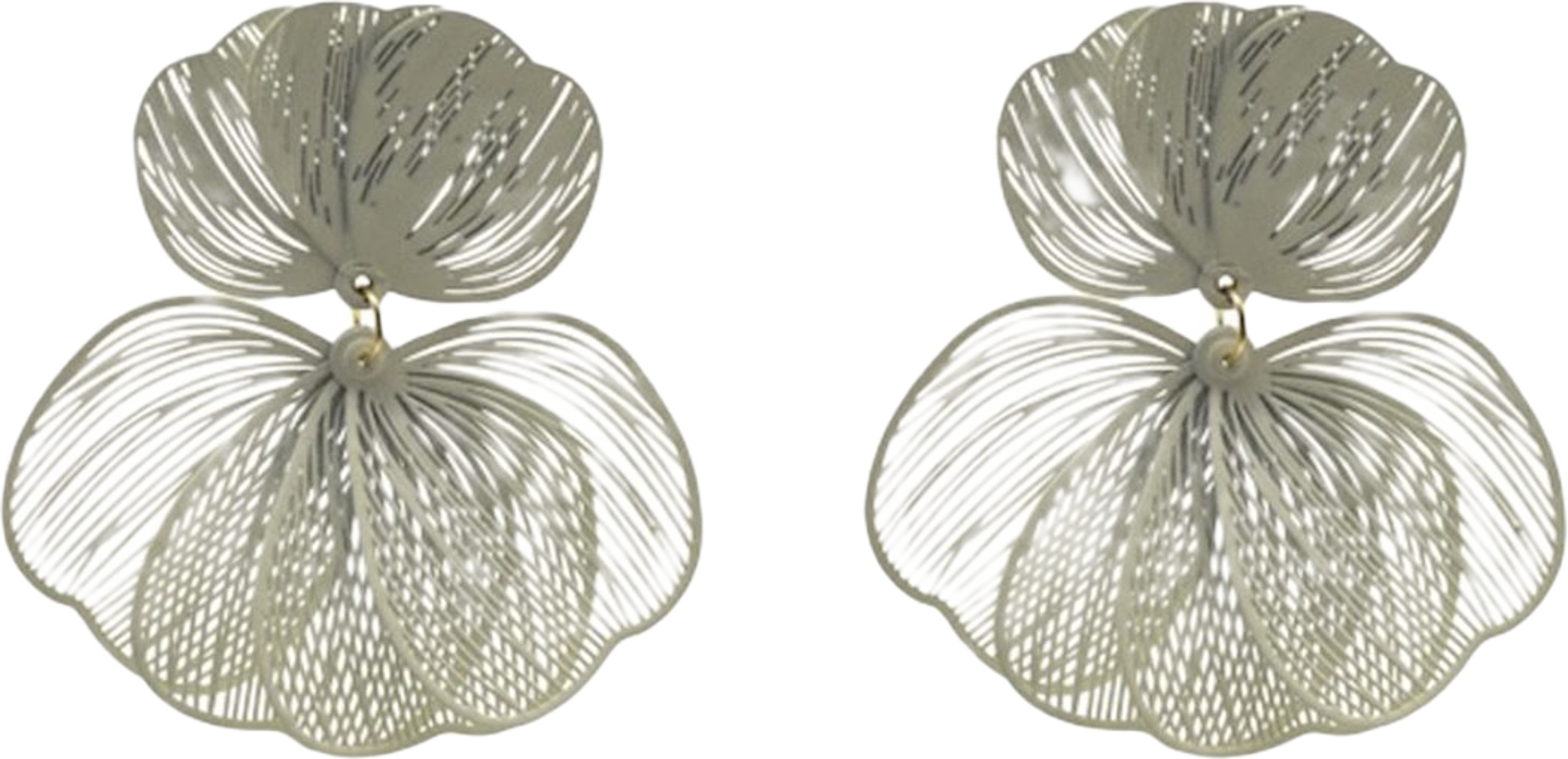 April Earrings Dirty Yellow, från WOS, i färgen Light Dirty Yellow. Klicka för att öppna bilden i stort format